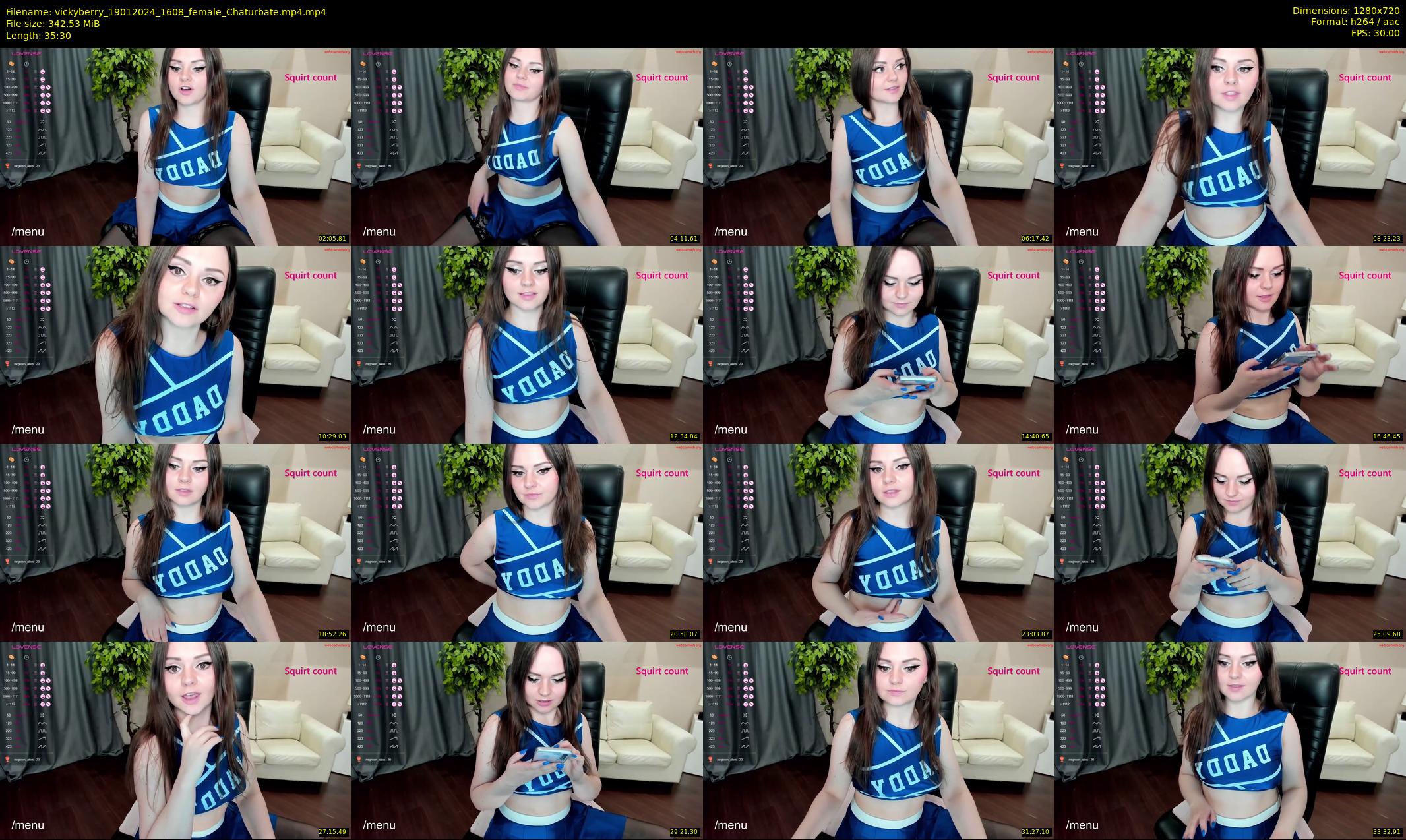 vickyberry — 36 minute Chaturbate female cam show recording, 720p, Jan 19, 2024