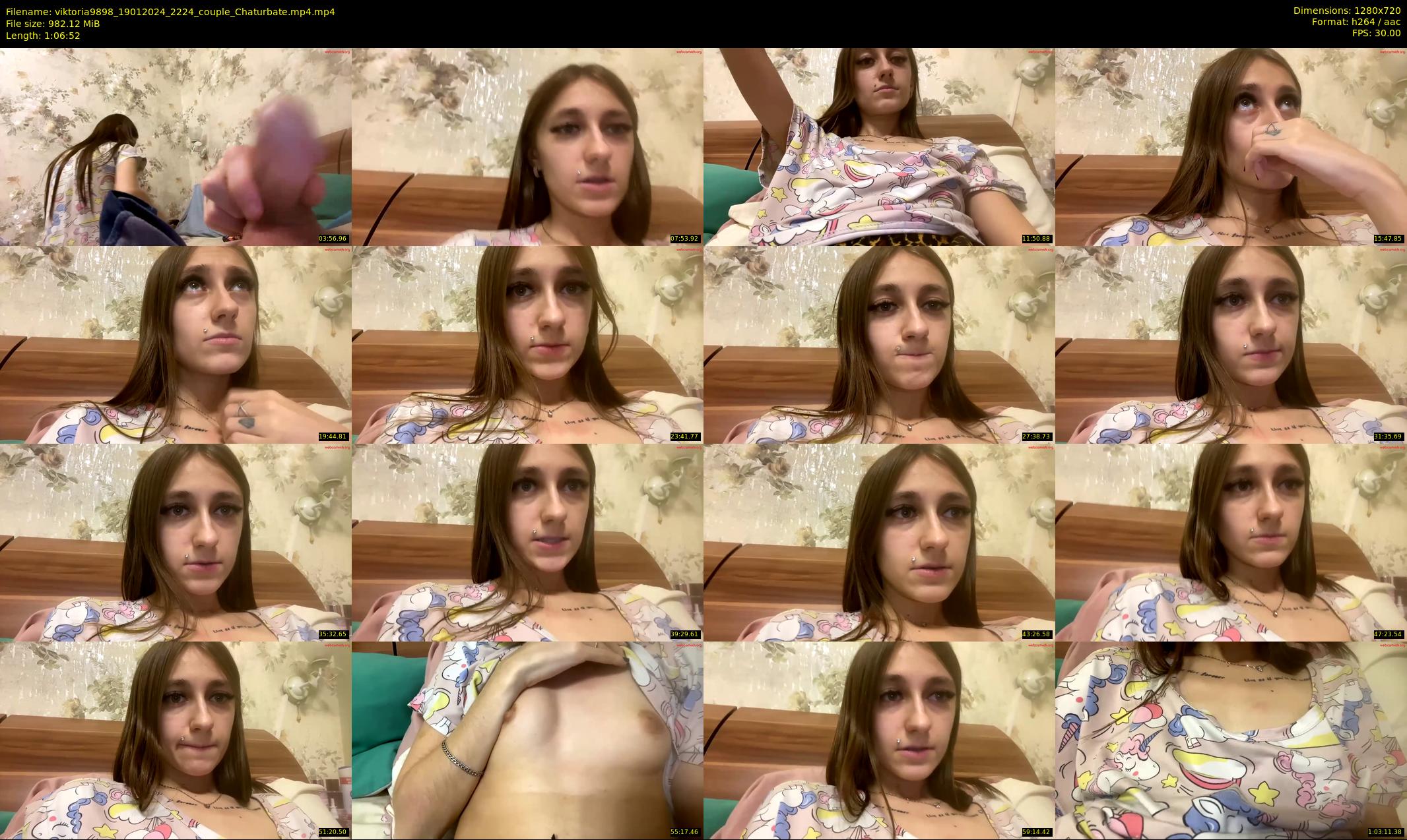 viktoria9898 — 67 minute Chaturbate couple cam show recording, 720p, Jan 19, 2024