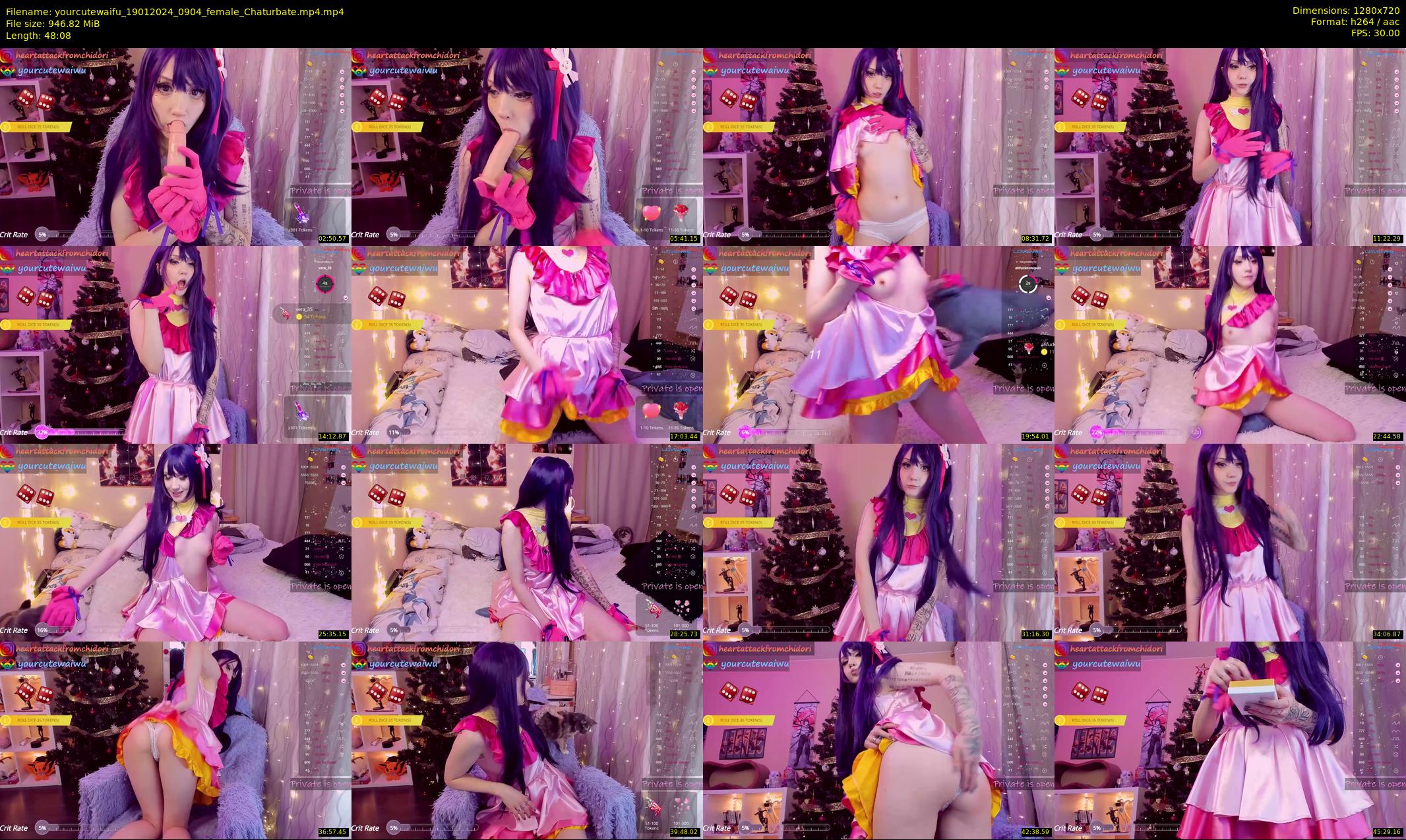 yourcutewaifu — 49 minute Chaturbate female cam show recording, 720p, Jan 19, 2024