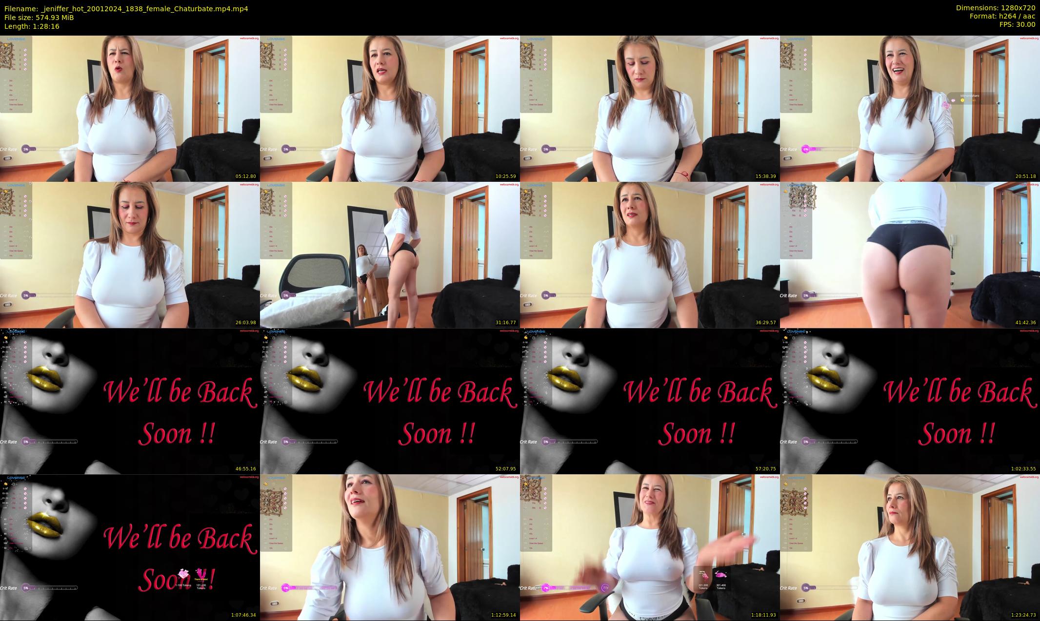 _jeniffer_hot — 89 minute Chaturbate female cam show recording, 720p, Jan 20, 2024