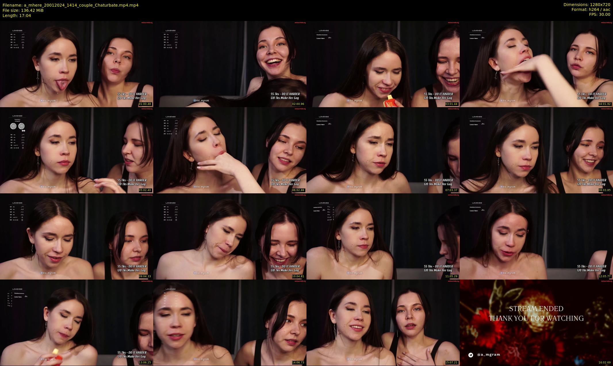 a_mhere — 18 minute Chaturbate couple cam show recording, 720p, Jan 20, 2024