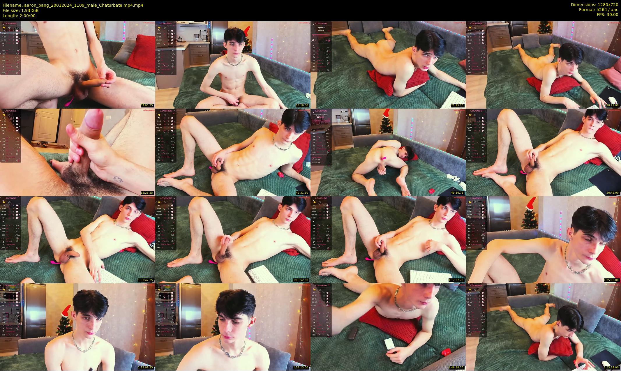 aaron_bang — 120 minute Chaturbate male cam show recording, 720p, Jan 20, 2024