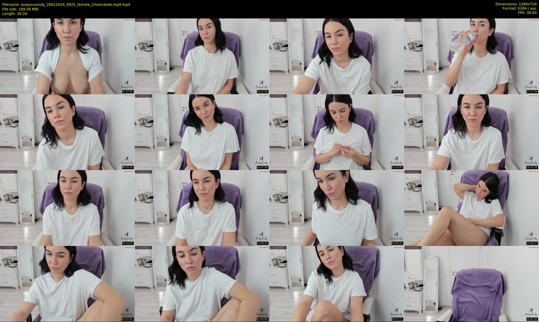 anayscaandy — 31 minute Chaturbate female cam show recording, 720p, Jan 20, 2024