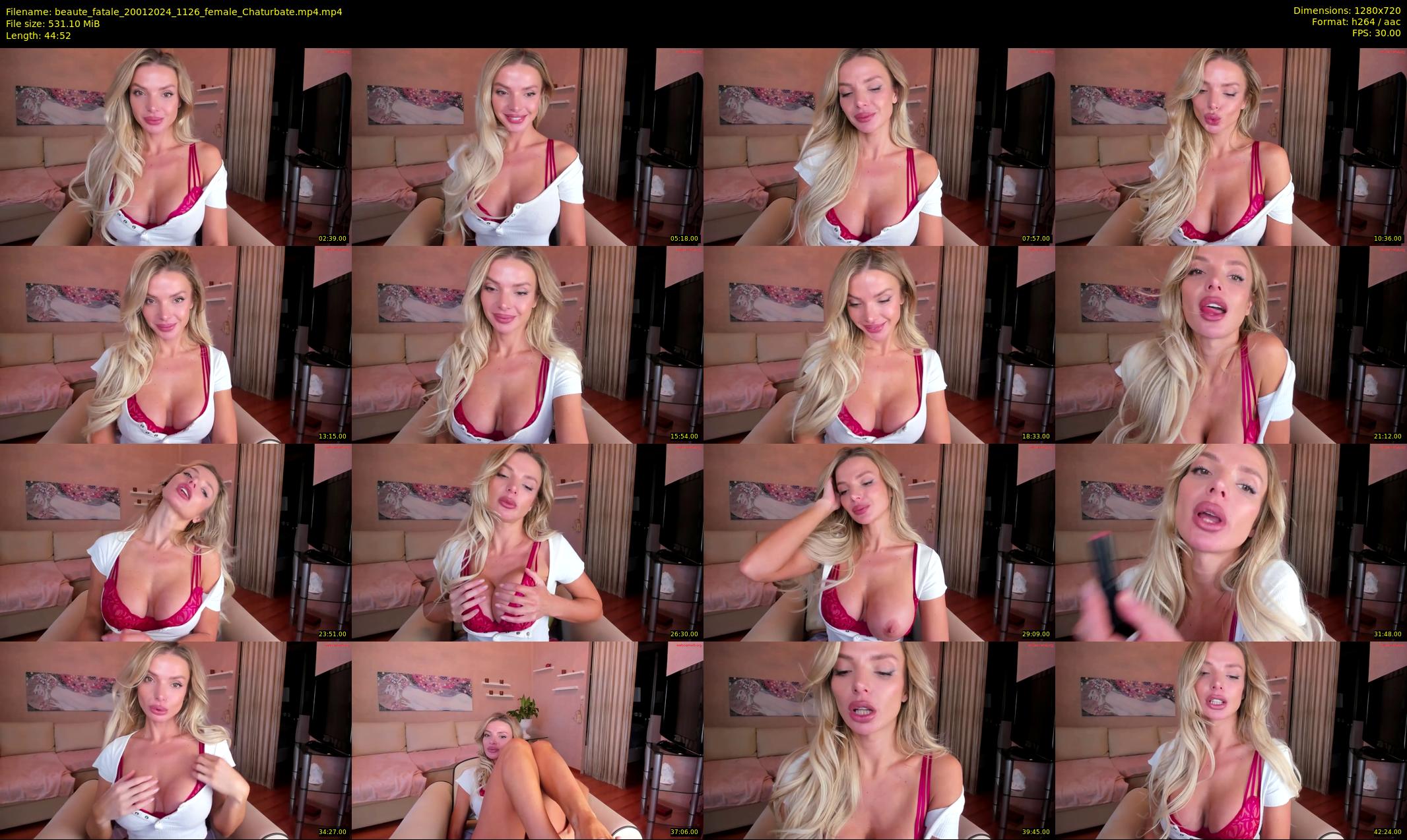 beaute_fatale — 45 minute Chaturbate female cam show recording, 720p, Jan 20, 2024