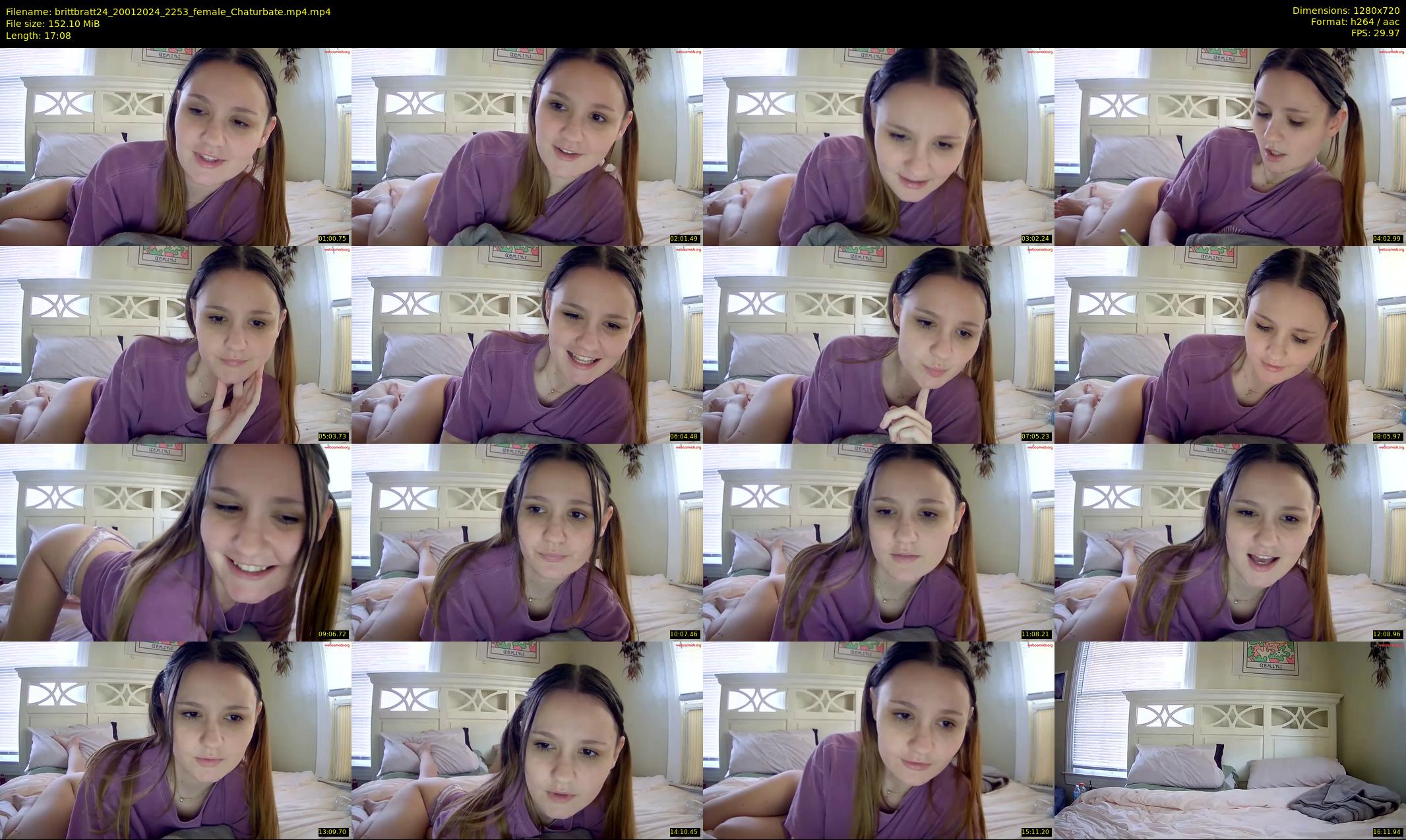 brittbratt24 — 18 minute Chaturbate female cam show recording, 720p, Jan 20, 2024