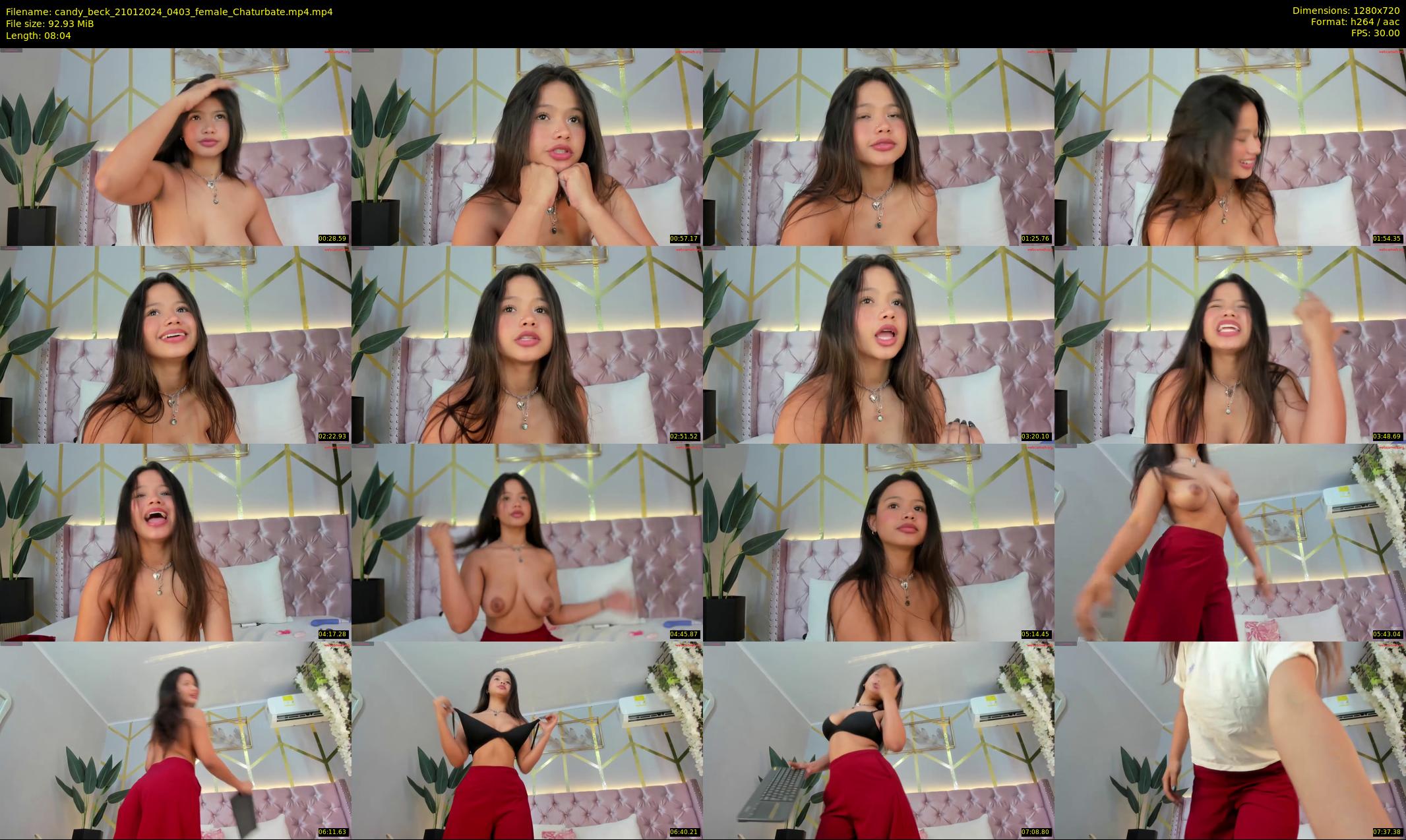 candy_beck — 9 minute Chaturbate female cam show recording, 720p, Jan 21, 2024