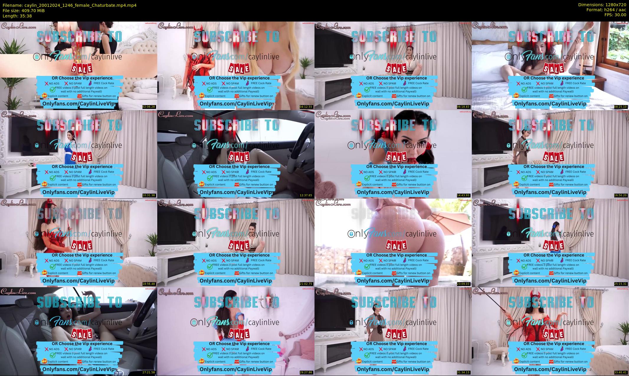 caylin — 36 minute Chaturbate female cam show recording, 720p, Jan 20, 2024