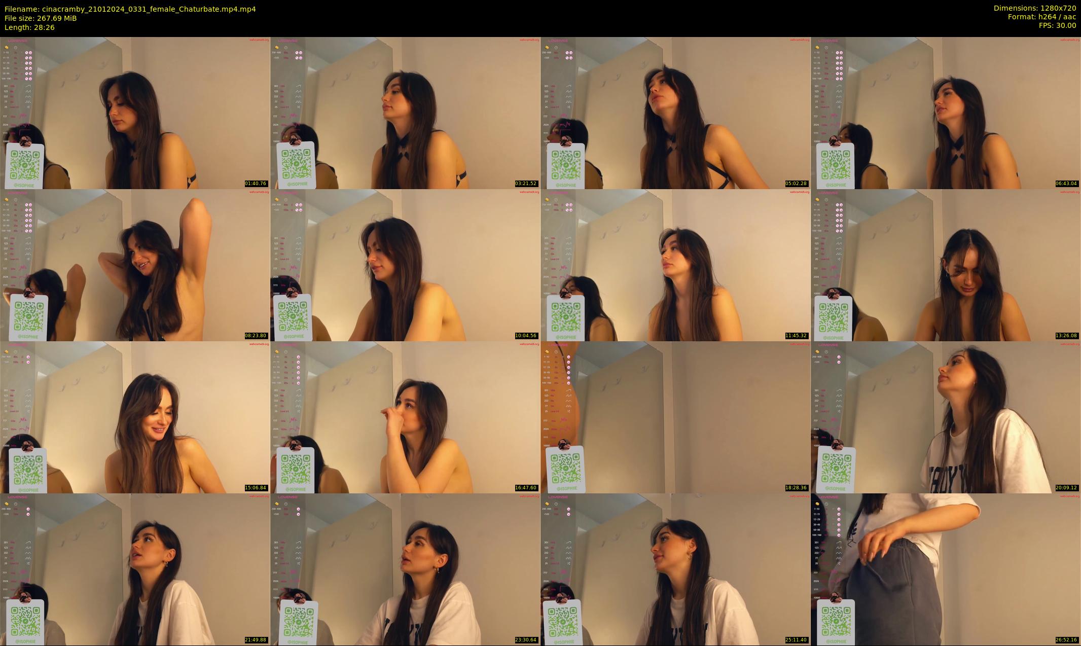 cinacramby — 29 minute Chaturbate female cam show recording, 720p, Jan 21, 2024