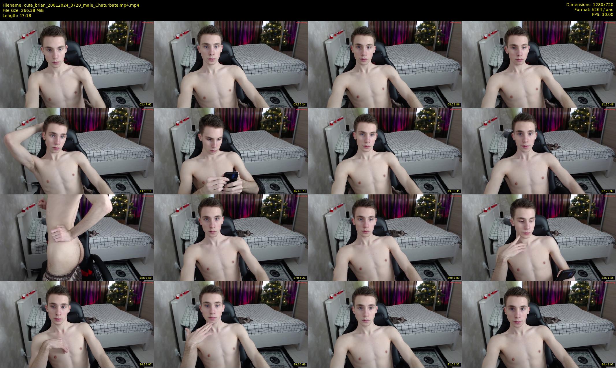 cute_brian — 48 minute Chaturbate male cam show recording, 720p, Jan 20, 2024