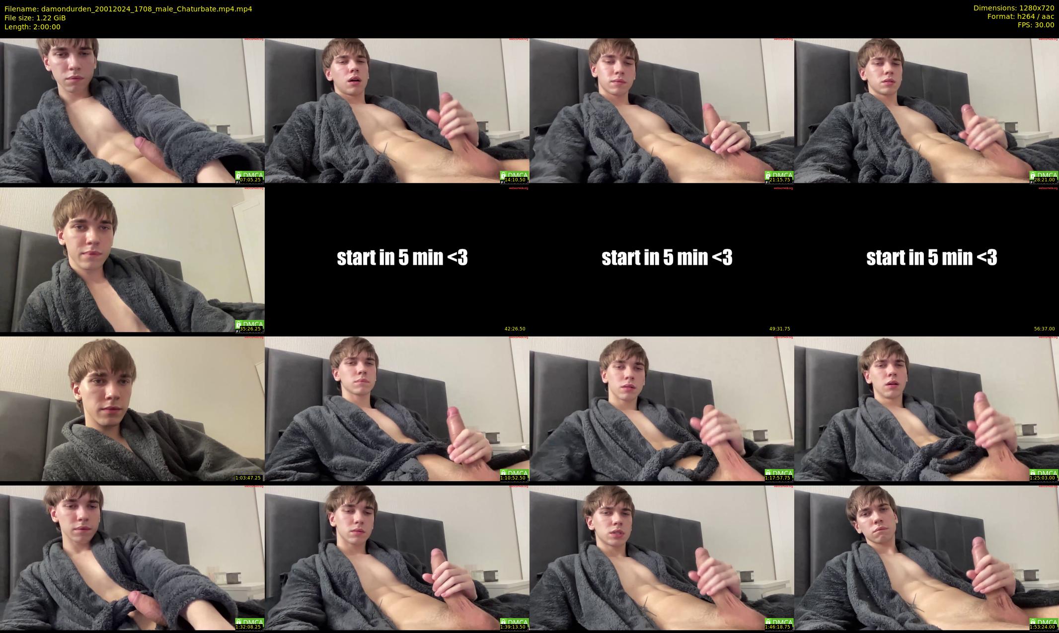 damondurden — 120 minute Chaturbate male cam show recording, 720p, Jan 20, 2024