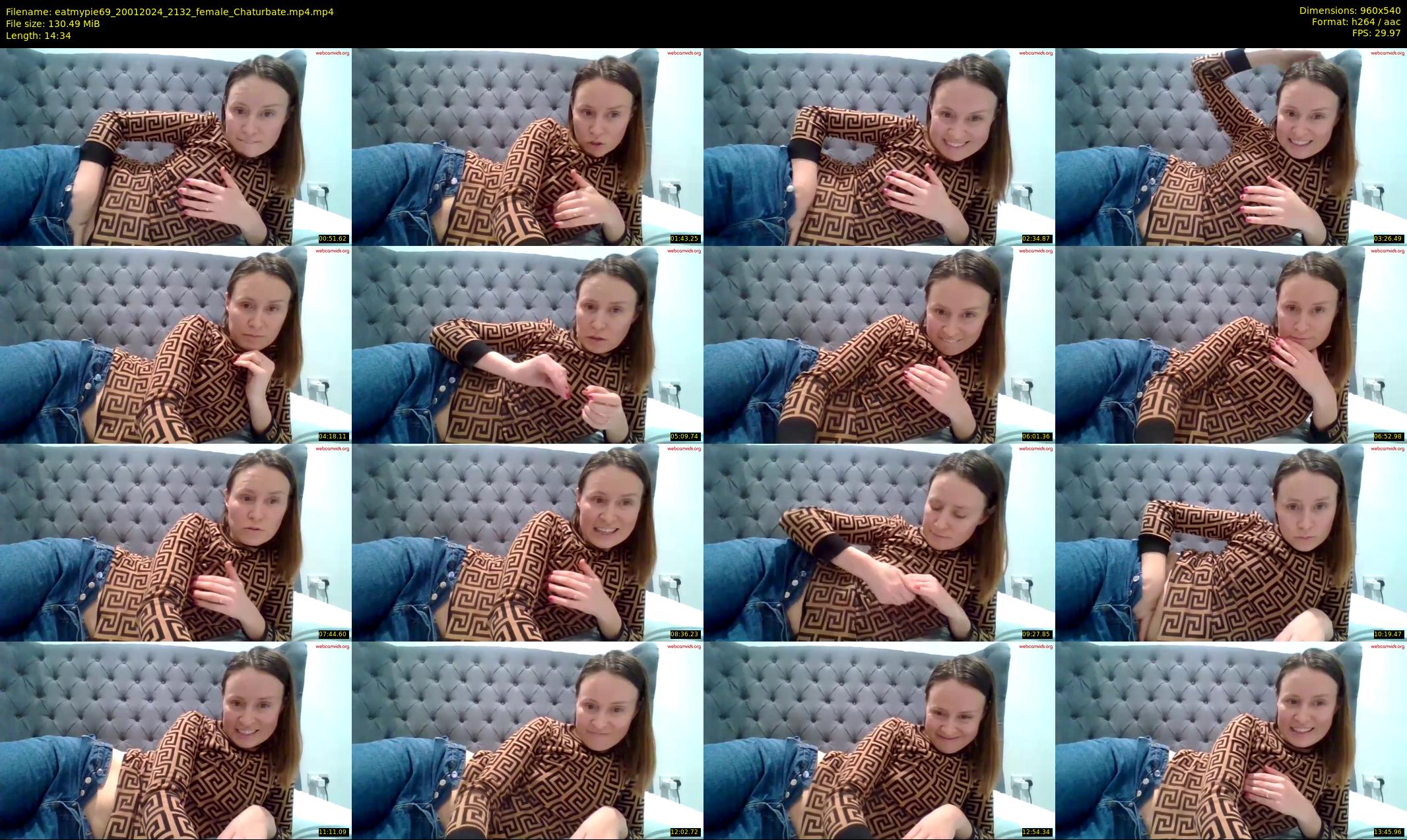 eatmypie69 — 15 minute Chaturbate female cam show recording, 480p, Jan 20, 2024