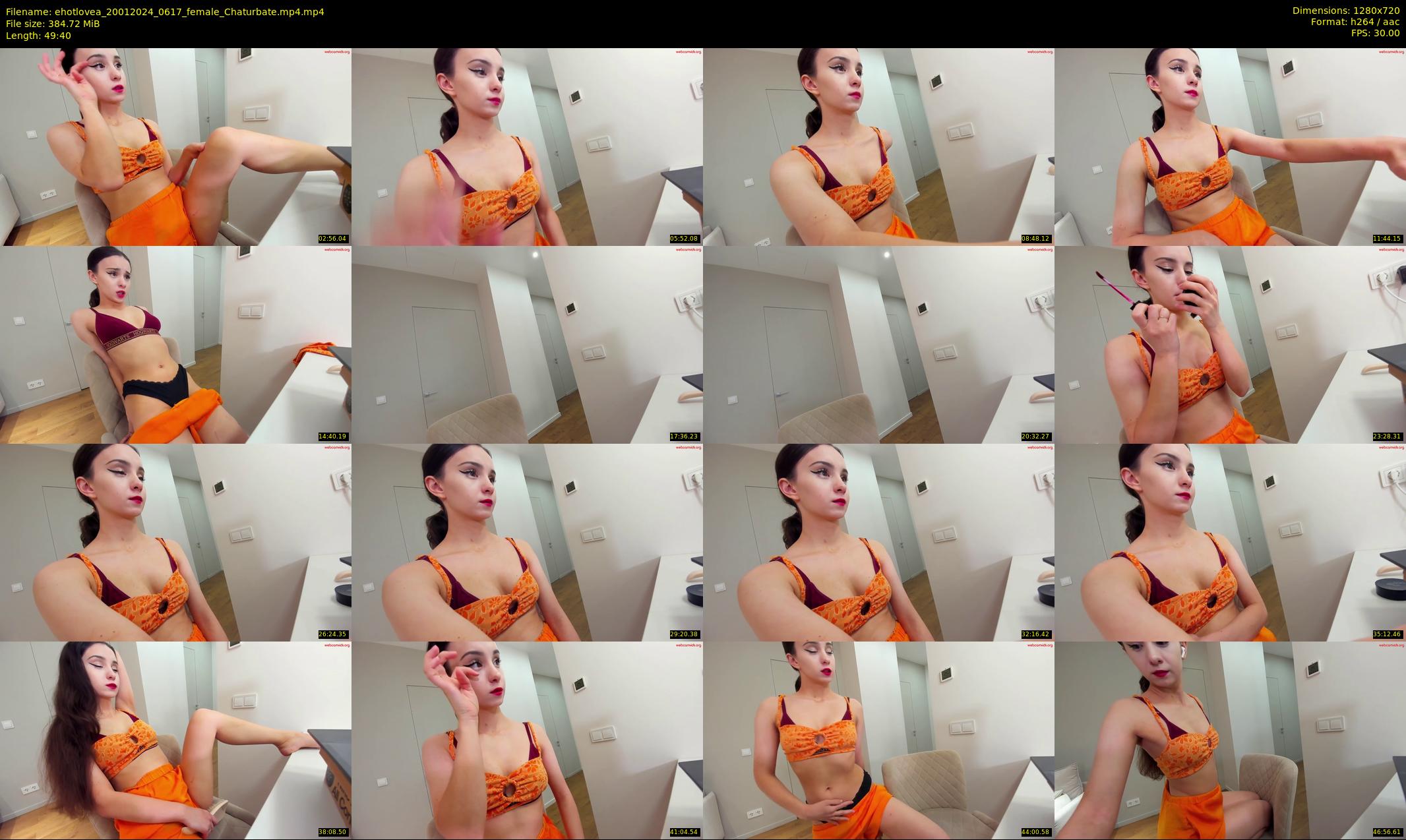 ehotlovea — 50 minute Chaturbate female cam show recording, 720p, Jan 20, 2024