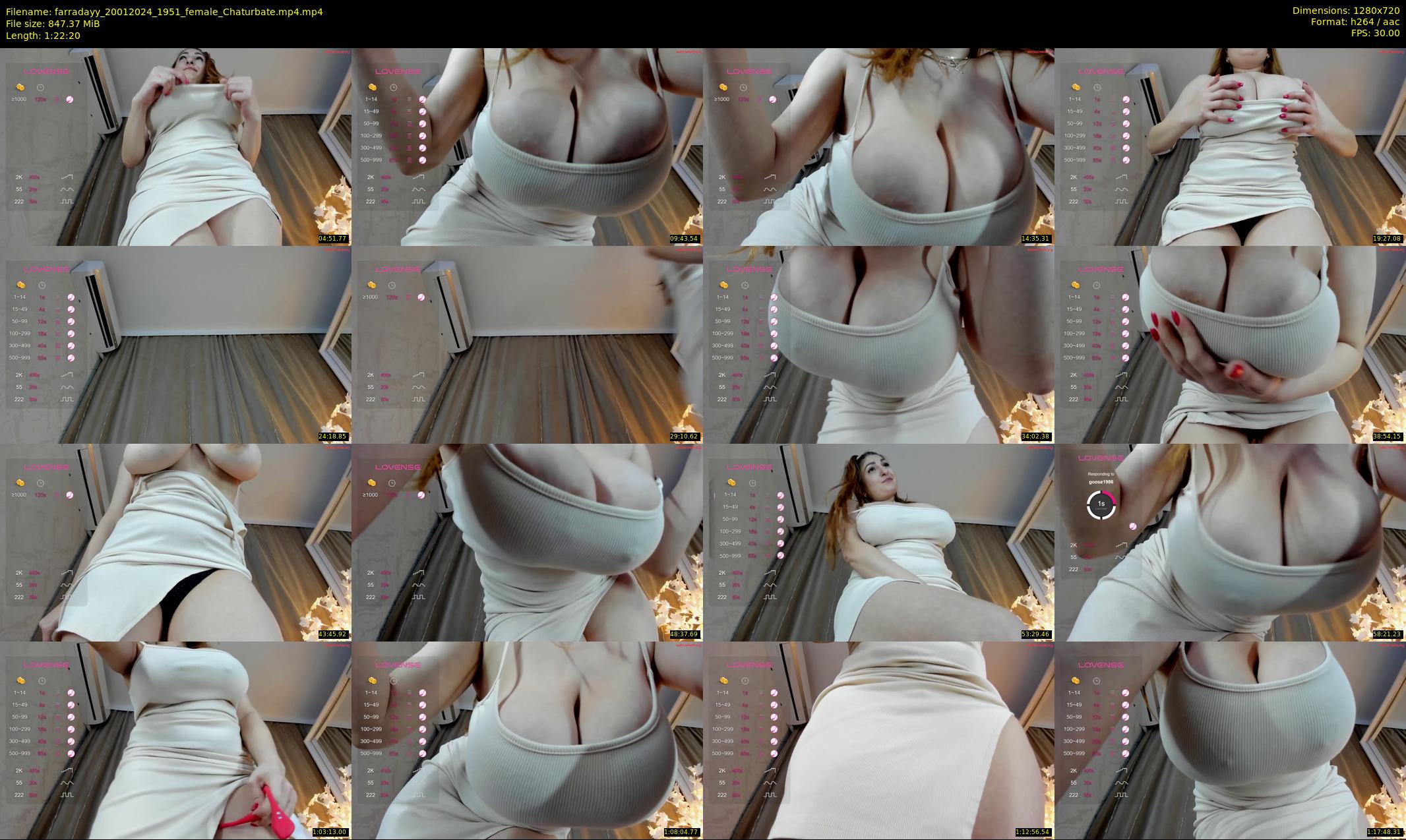 farradayy — 83 minute Chaturbate female cam show recording, 720p, Jan 20, 2024
