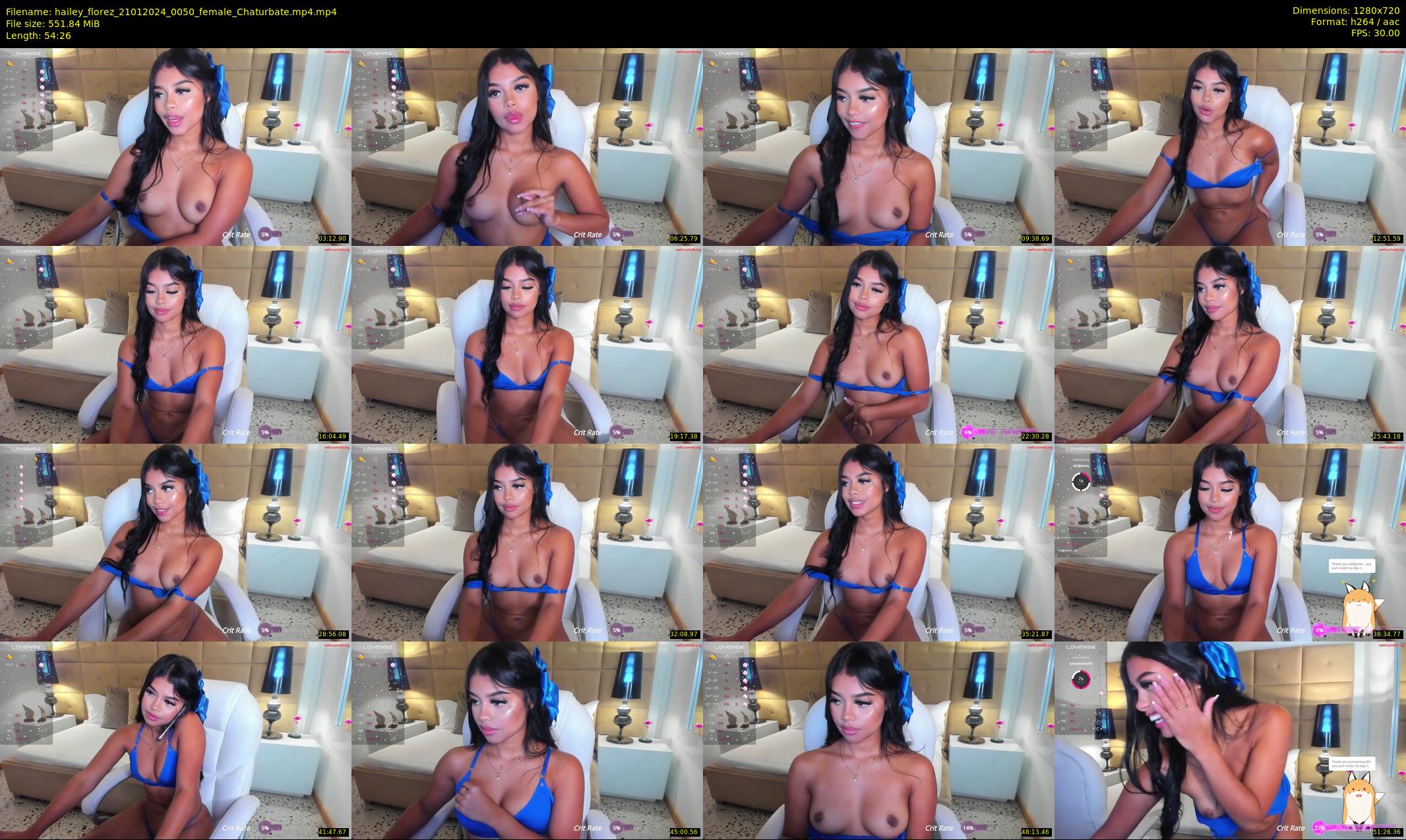 hailey_florez — 55 minute Chaturbate female cam show recording, 720p, Jan 21, 2024