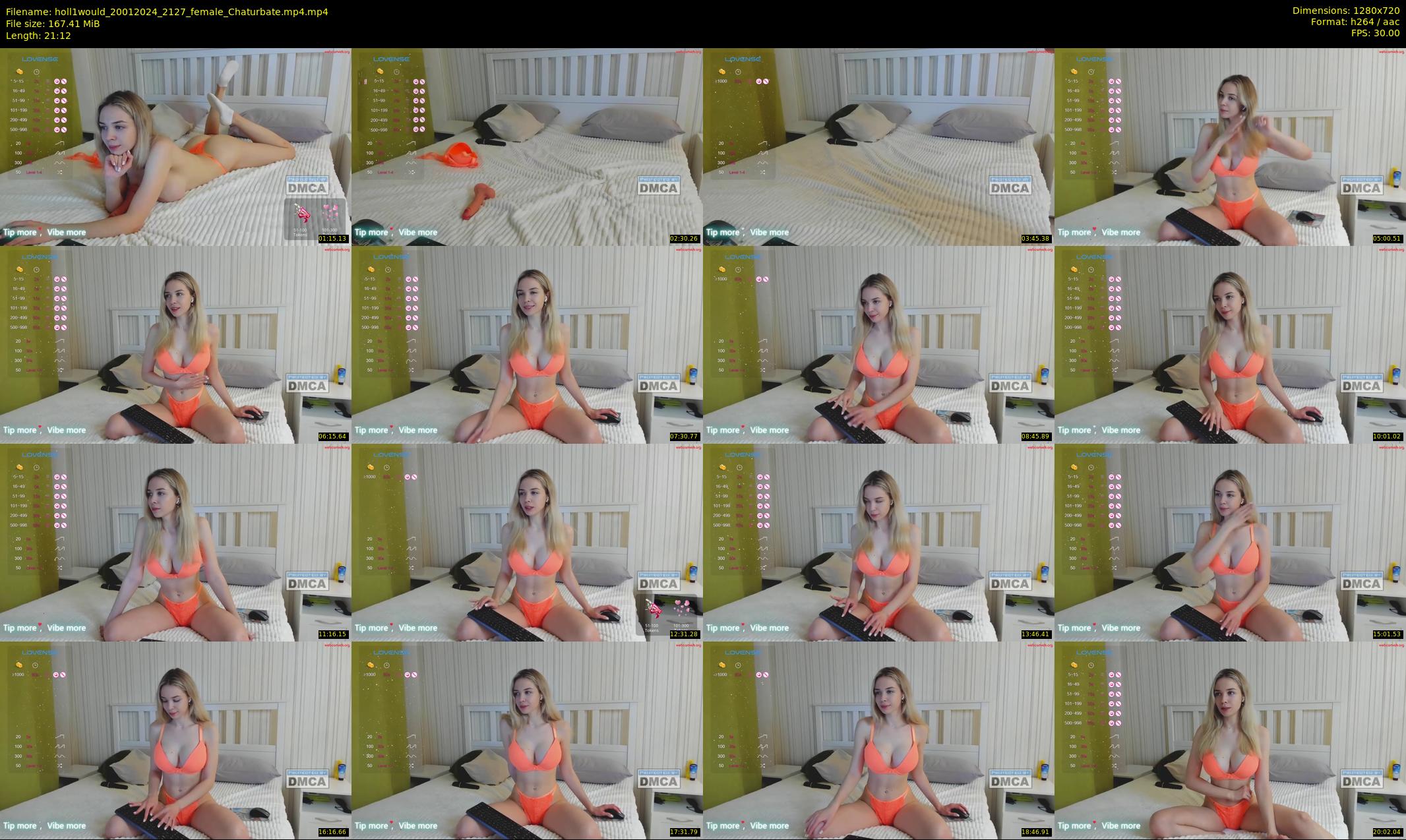 holl1would — 22 minute Chaturbate female cam show recording, 720p, Jan 20, 2024