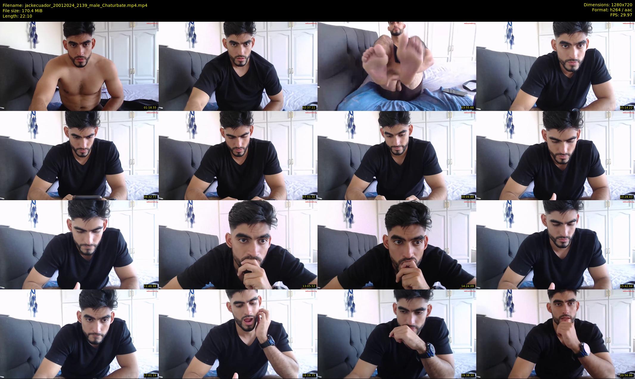 jackecuador — 23 minute Chaturbate male cam show recording, 720p, Jan 20, 2024