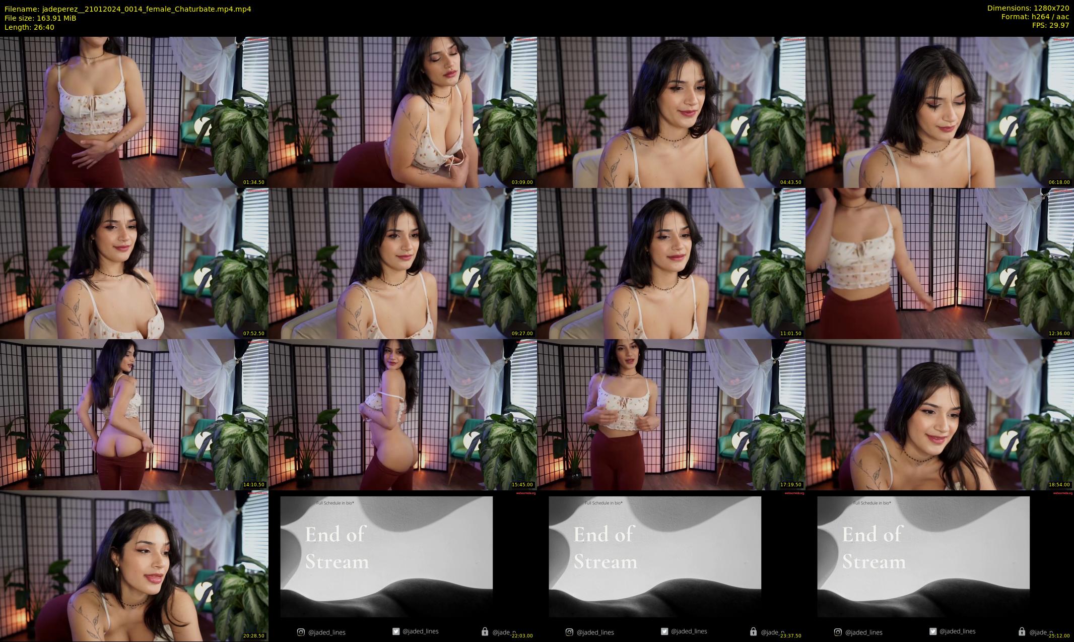 jadeperez_ — 27 minute Chaturbate female cam show recording, 720p, Jan 21, 2024