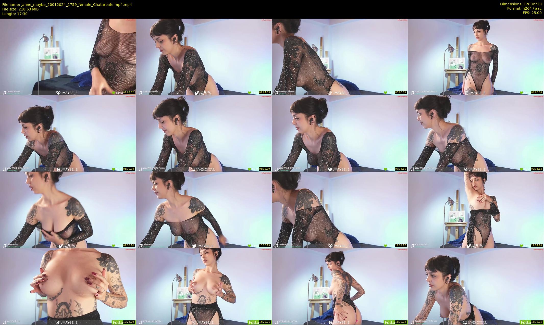 janne_maybe — 18 minute Chaturbate female cam show recording, 720p, Jan 20, 2024