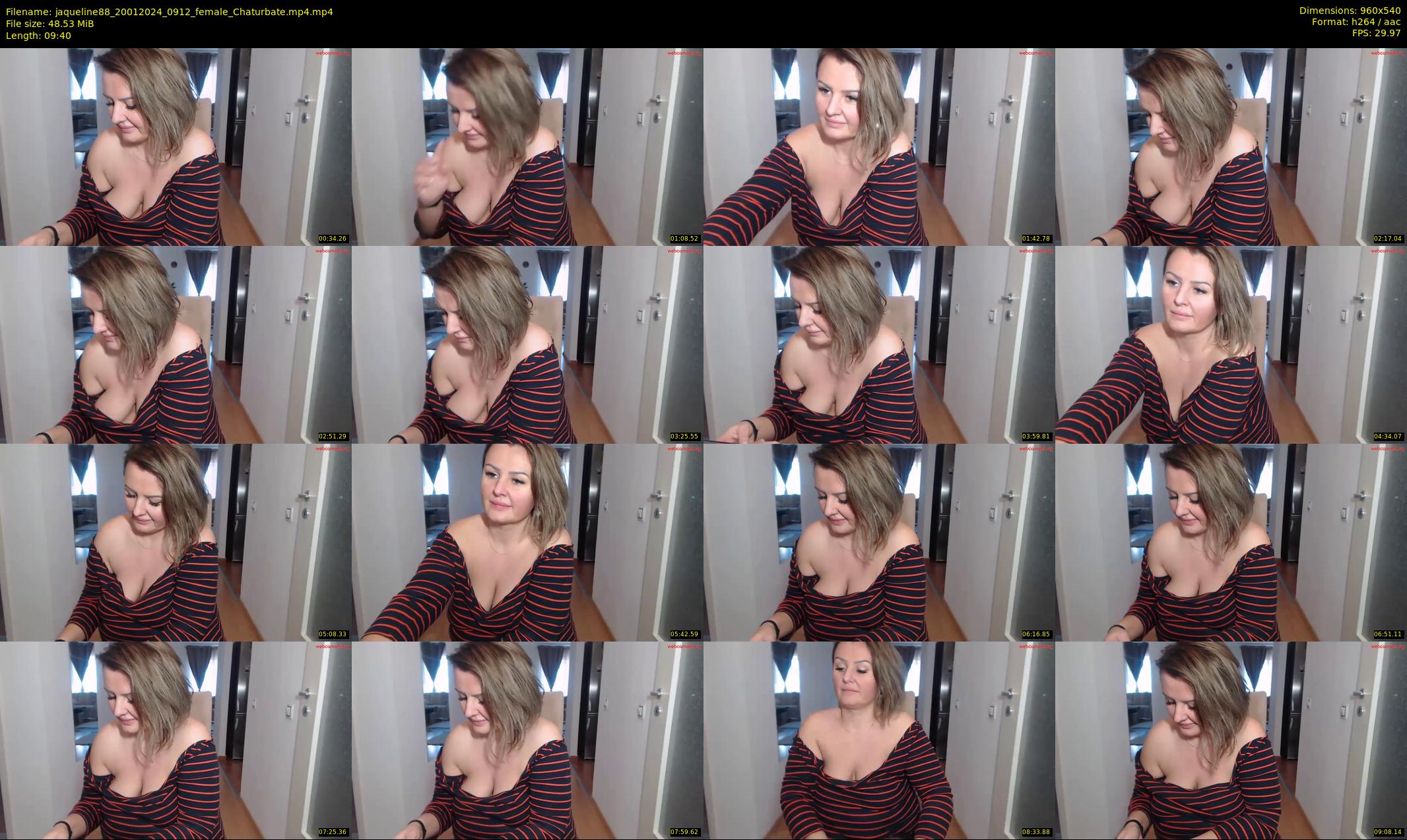 jaqueline88 — 10 minute Chaturbate female cam show recording, 480p, Jan 20, 2024
