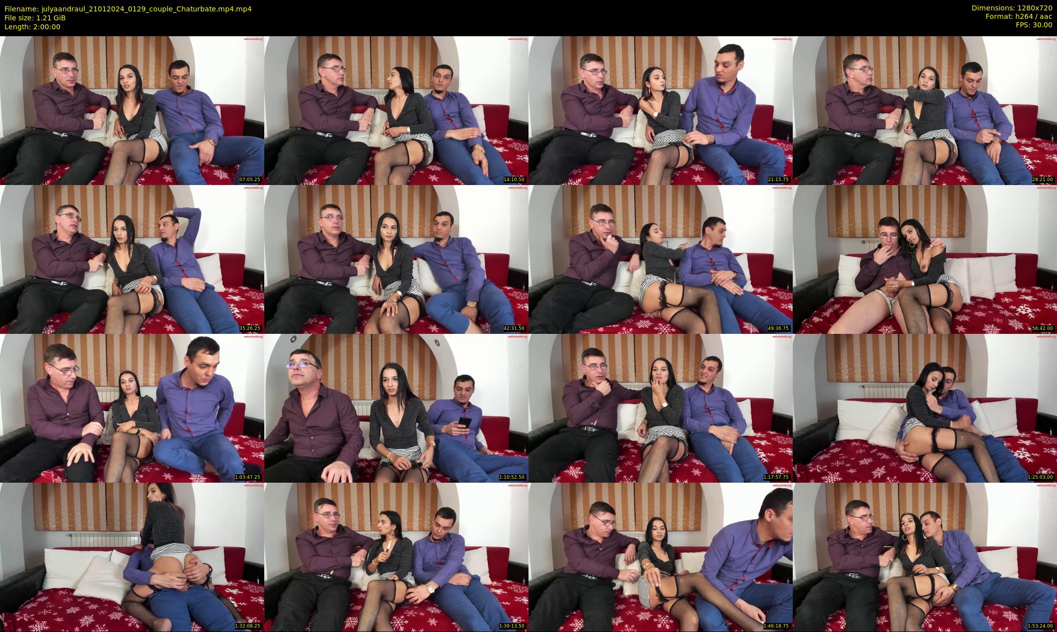 julyaandraul — 120 minute Chaturbate couple cam show recording, 720p, Jan 21, 2024