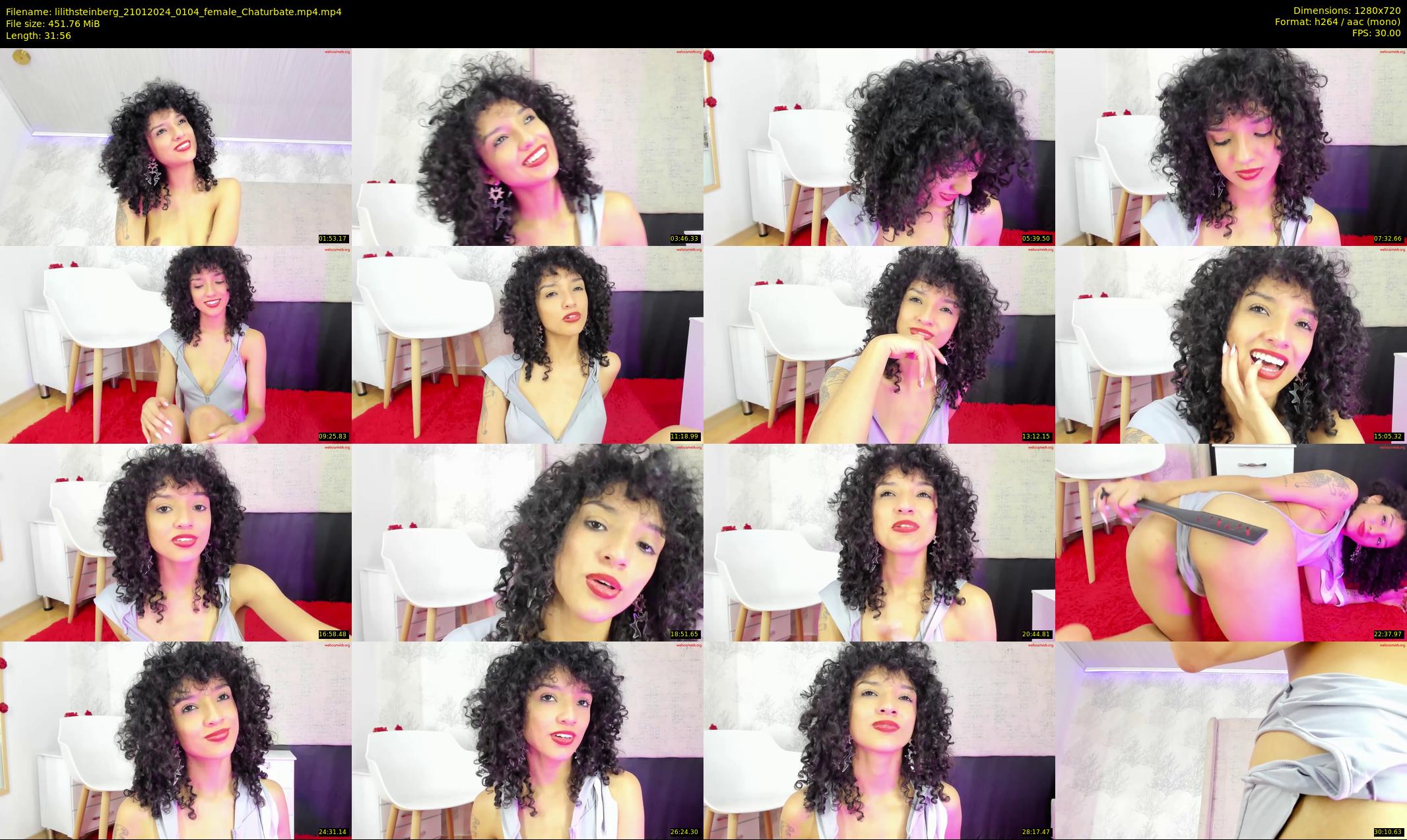 lilithsteinberg — 32 minute Chaturbate female cam show recording, 720p, Jan 21, 2024
