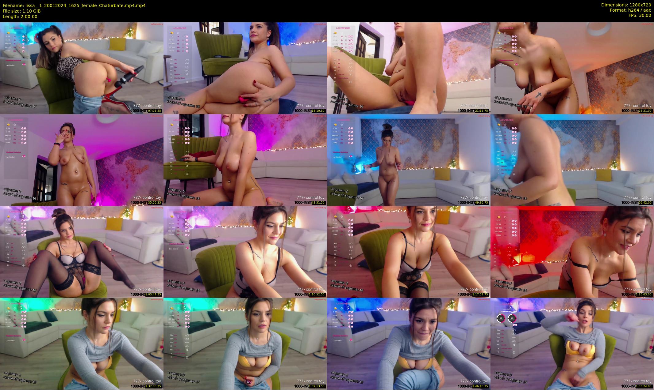 lissa__1 — 120 minute Chaturbate female cam show recording, 720p, Jan 20, 2024