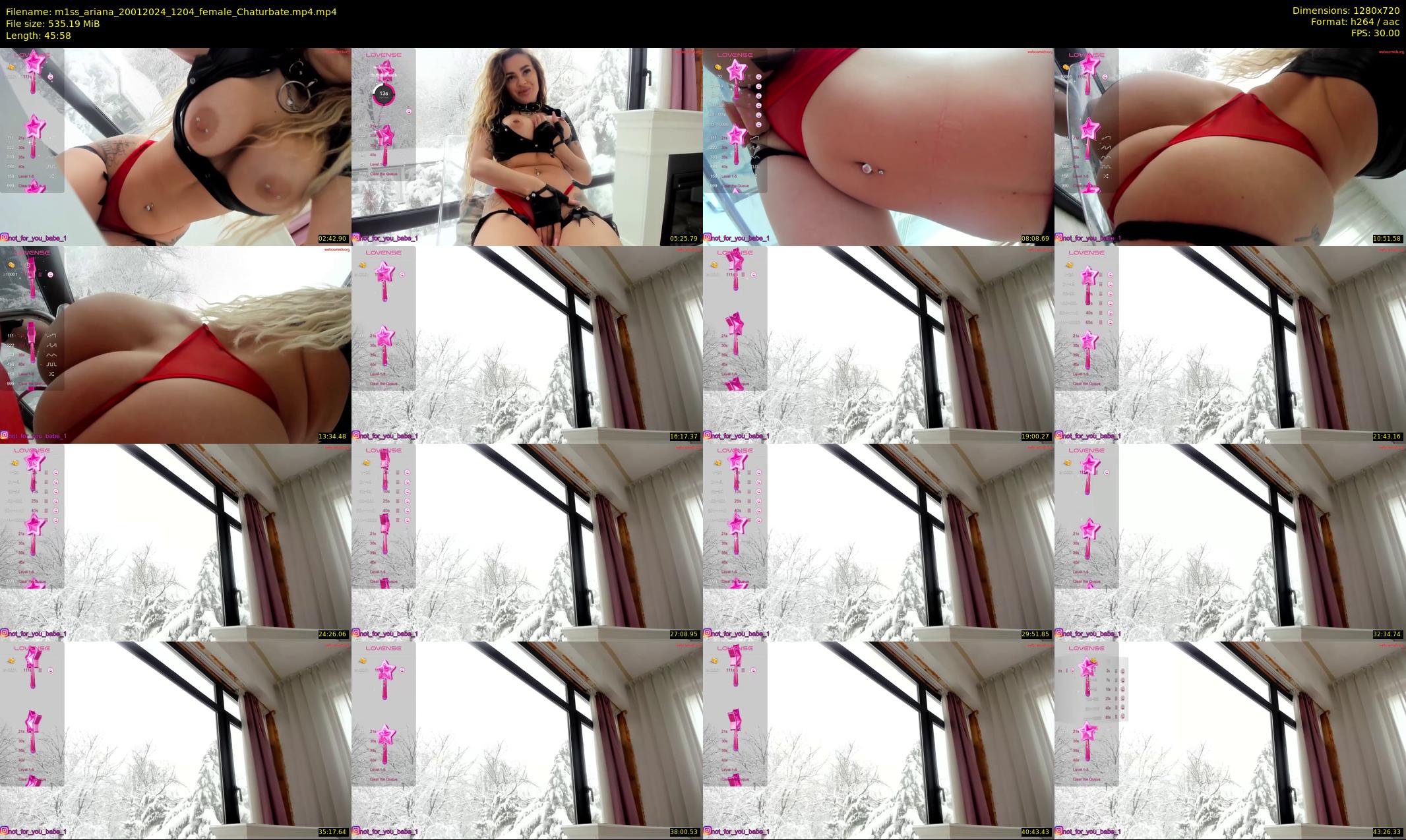 m1ss_ariana — 46 minute Chaturbate female cam show recording, 720p, Jan 20, 2024