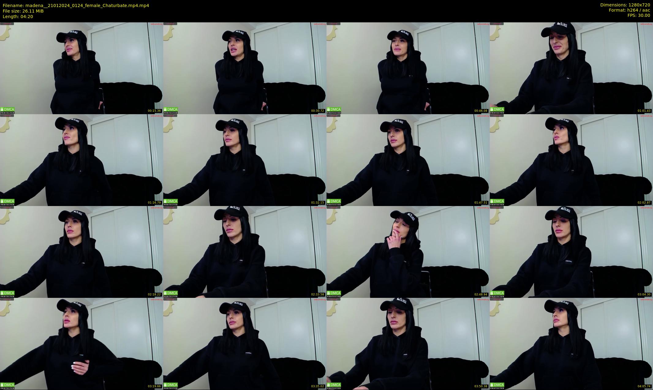 madena_ — 5 minute Chaturbate female cam show recording, 720p, Jan 21, 2024