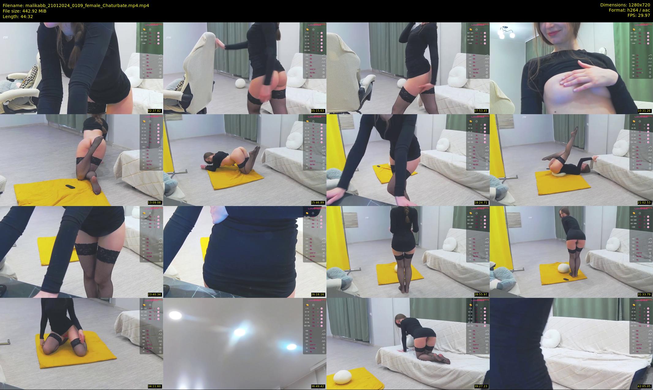 malikabb — 45 minute Chaturbate female cam show recording, 720p, Jan 21, 2024