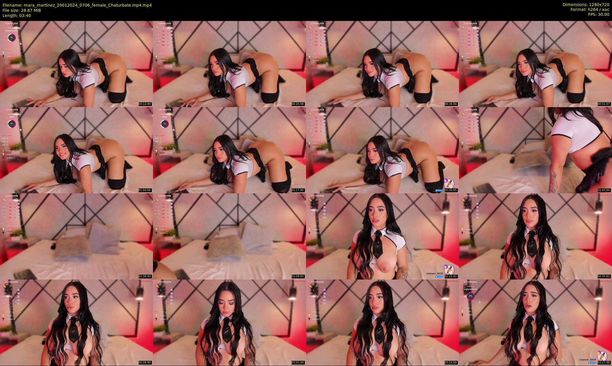 mara_martinez — 4 minute Chaturbate female cam show recording, 720p, Jan 20, 2024