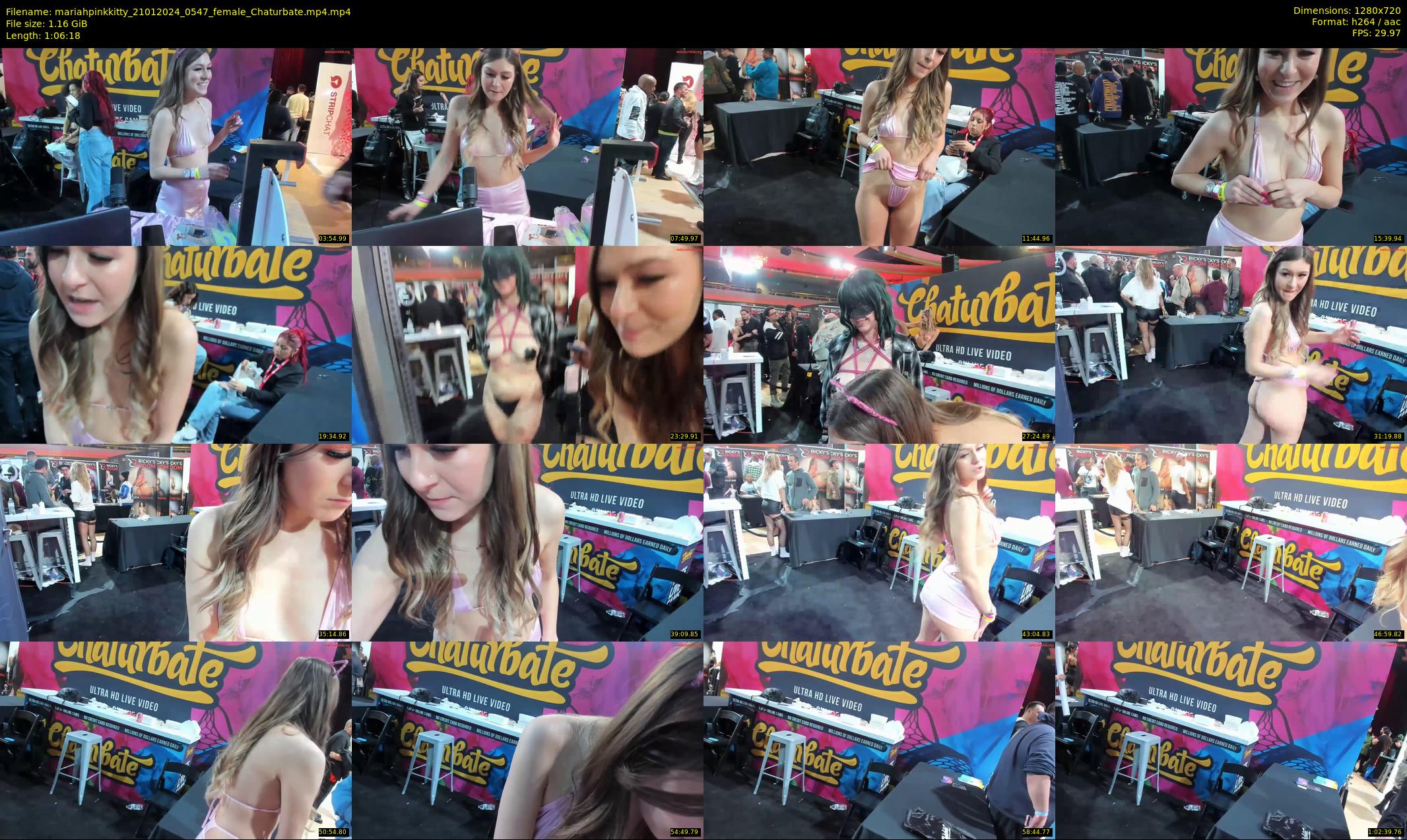 mariahpinkkitty — 67 minute Chaturbate female cam show recording, 720p, Jan 21, 2024