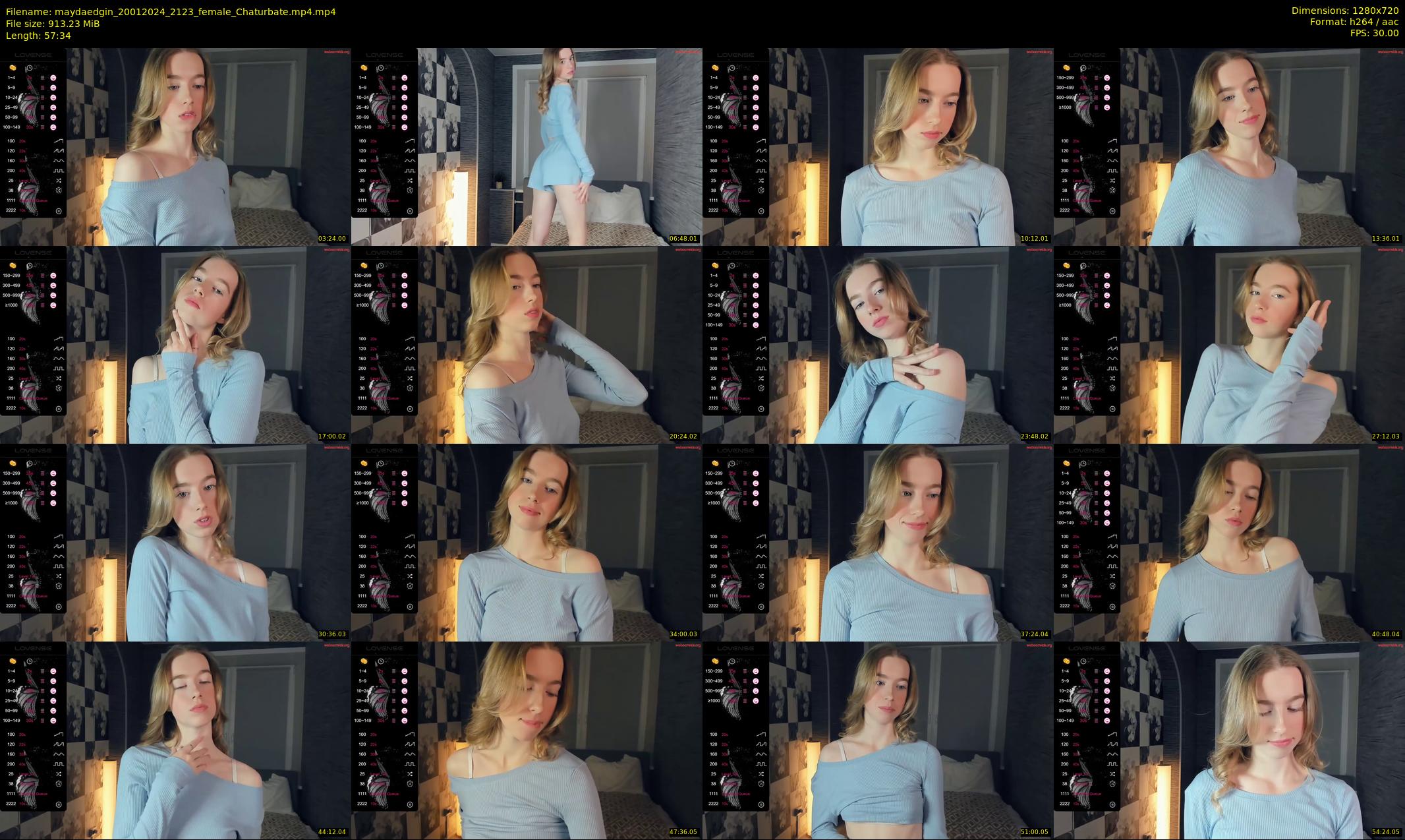 maydaedgin — 58 minute Chaturbate female cam show recording, 720p, Jan 20, 2024