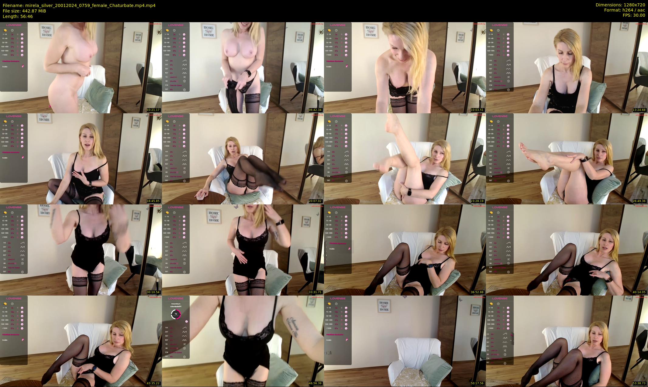 mirela_silver — 57 minute Chaturbate female cam show recording, 720p, Jan 20, 2024