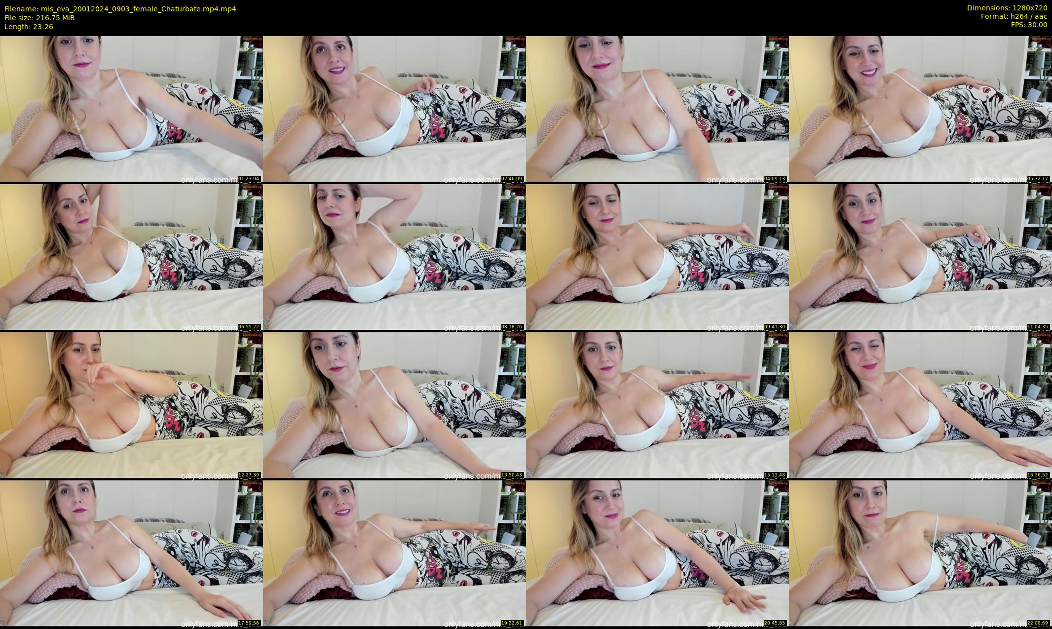 mis_eva — 24 minute Chaturbate female cam show recording, 720p, Jan 20, 2024