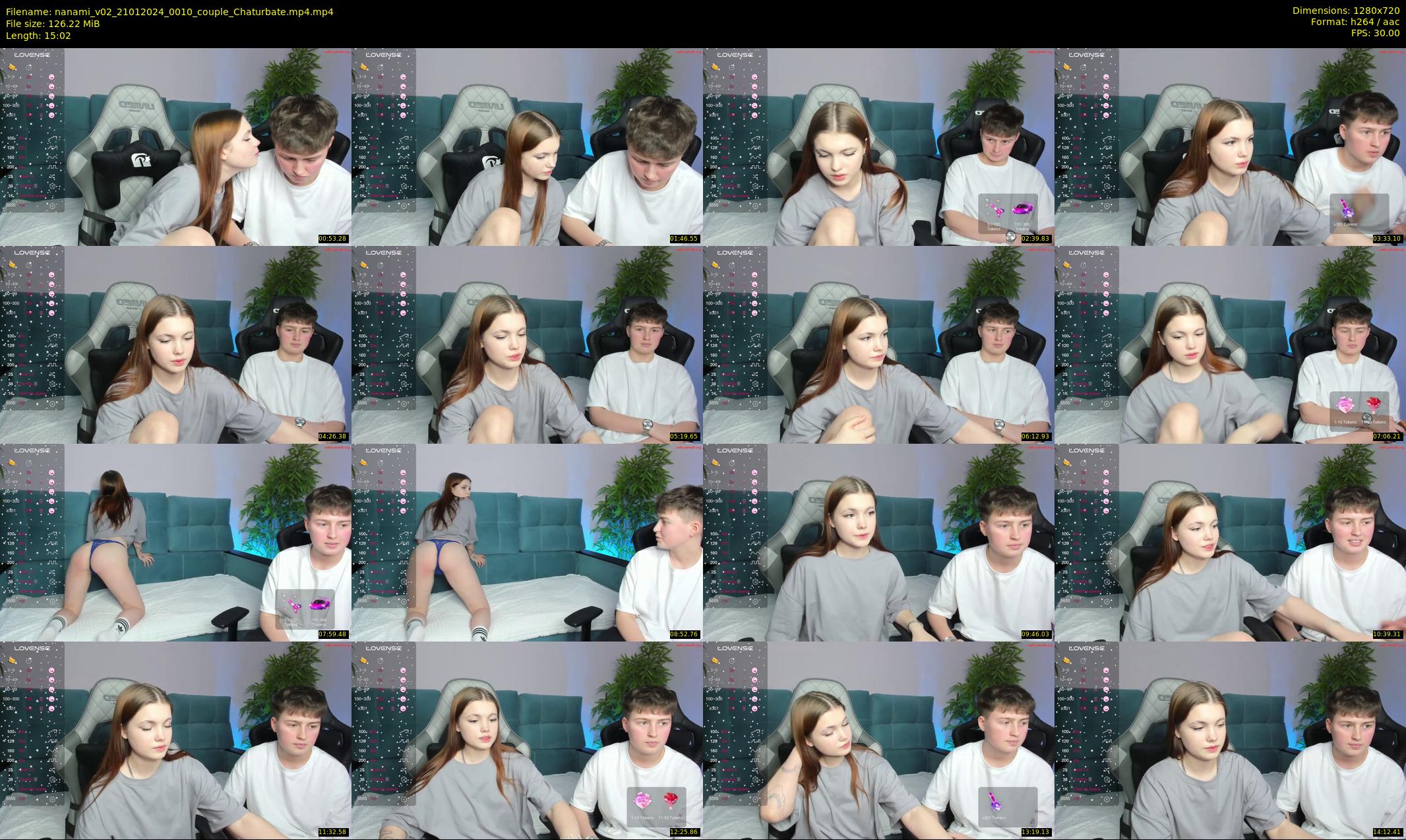 nanami_v02 — 16 minute Chaturbate couple cam show recording, 720p, Jan 21, 2024