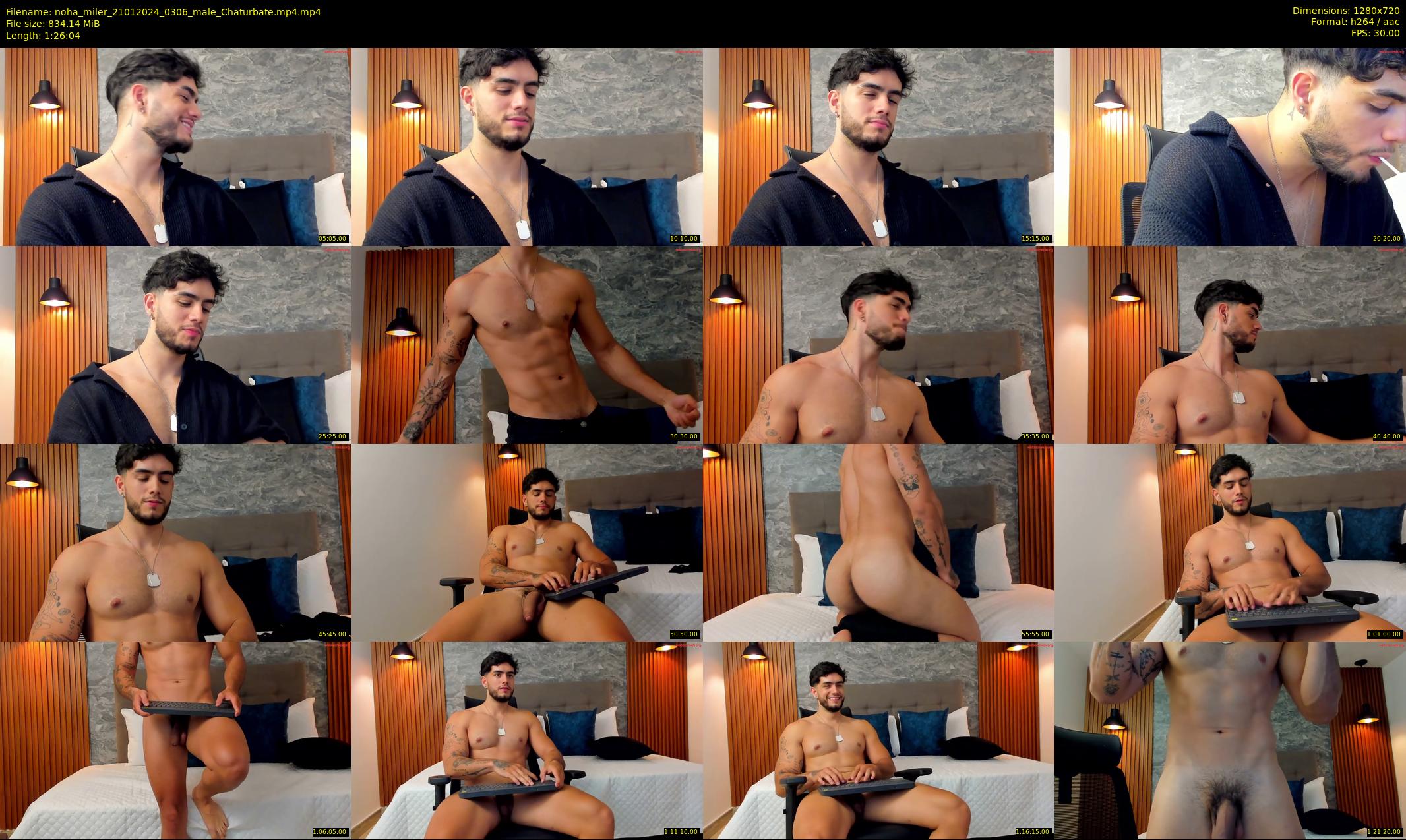 noha_miler — 87 minute Chaturbate male cam show recording, 720p, Jan 21, 2024