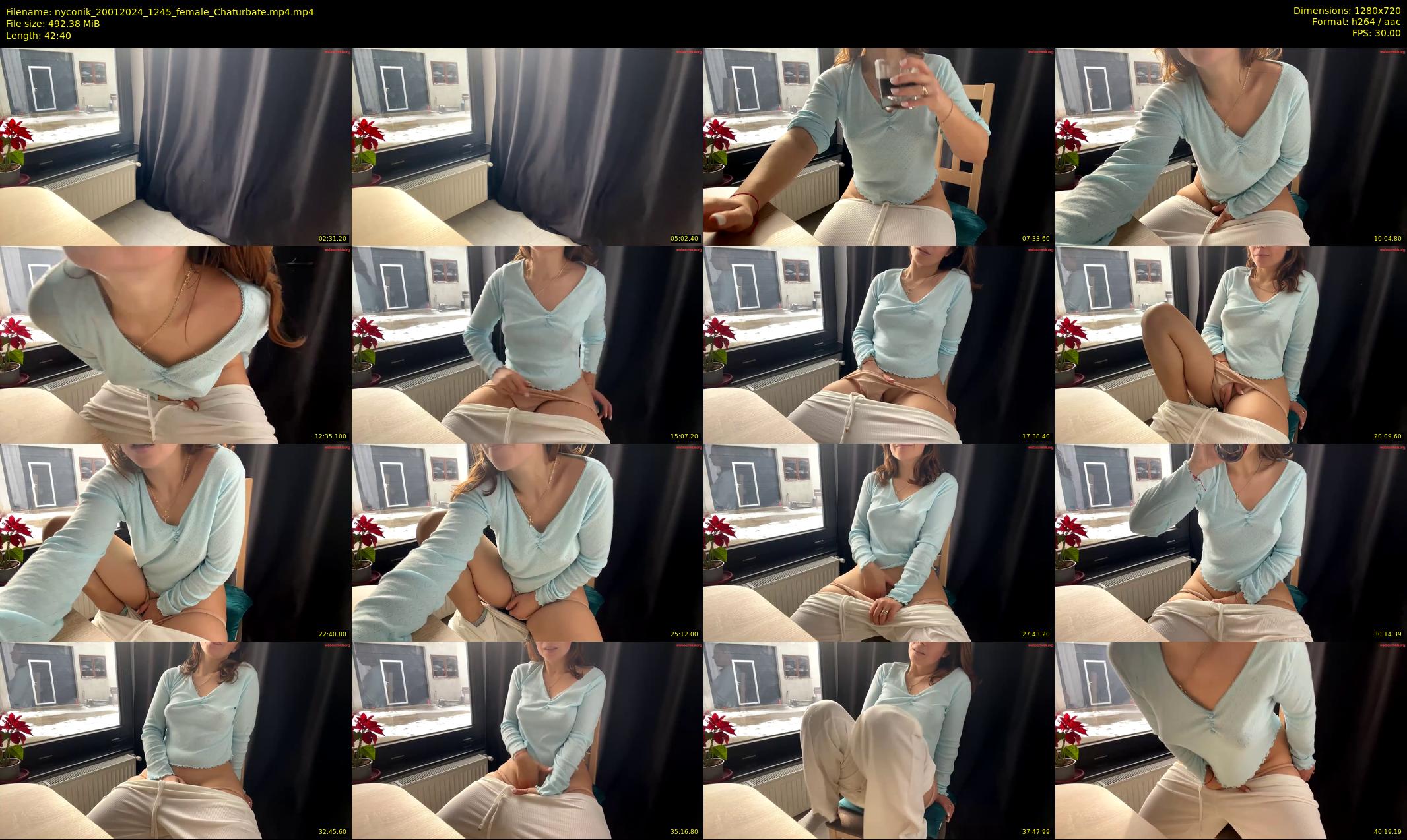 nyconik — 43 minute Chaturbate female cam show recording, 720p, Jan 20, 2024