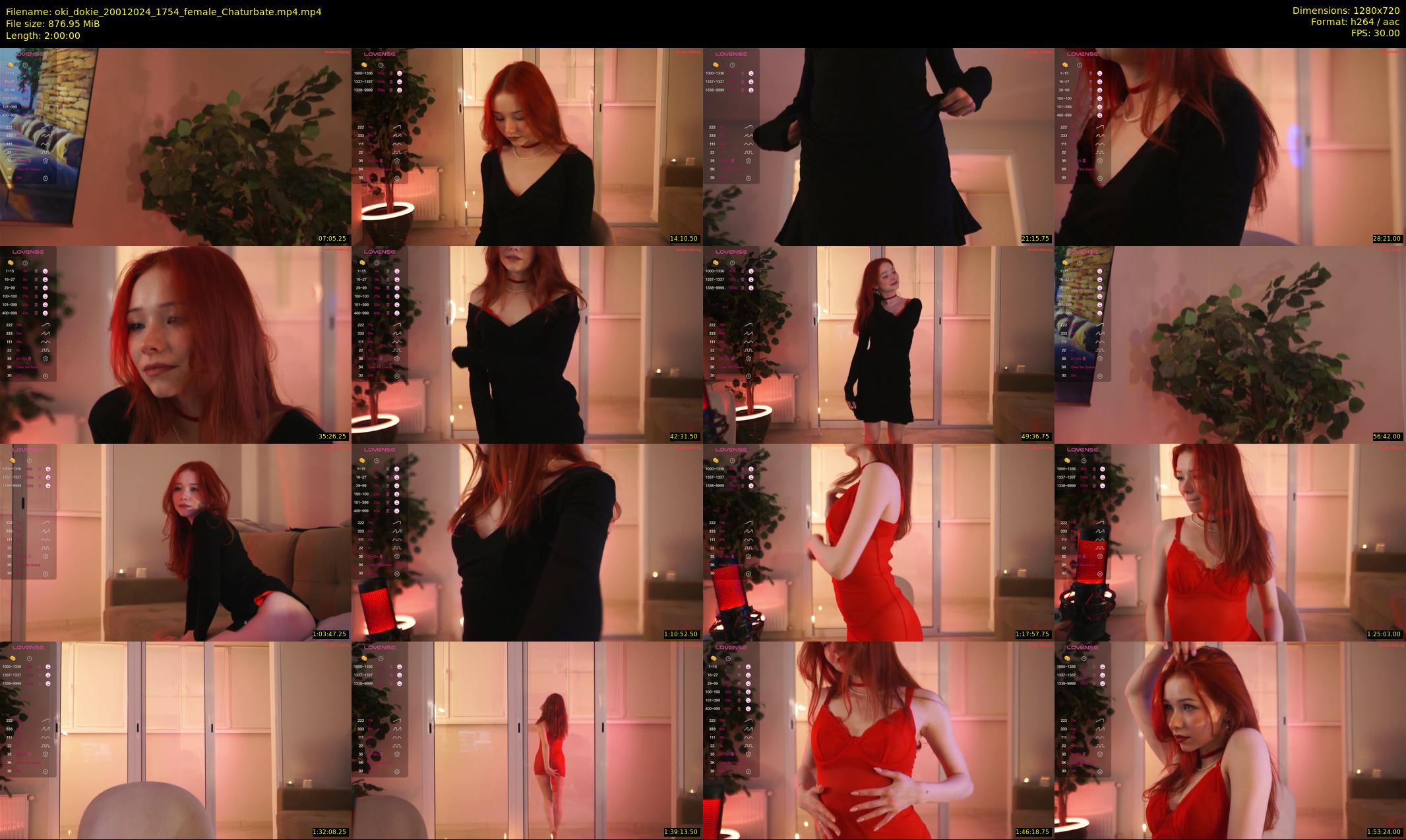 oki_dokie — 120 minute Chaturbate female cam show recording, 720p, Jan 20, 2024