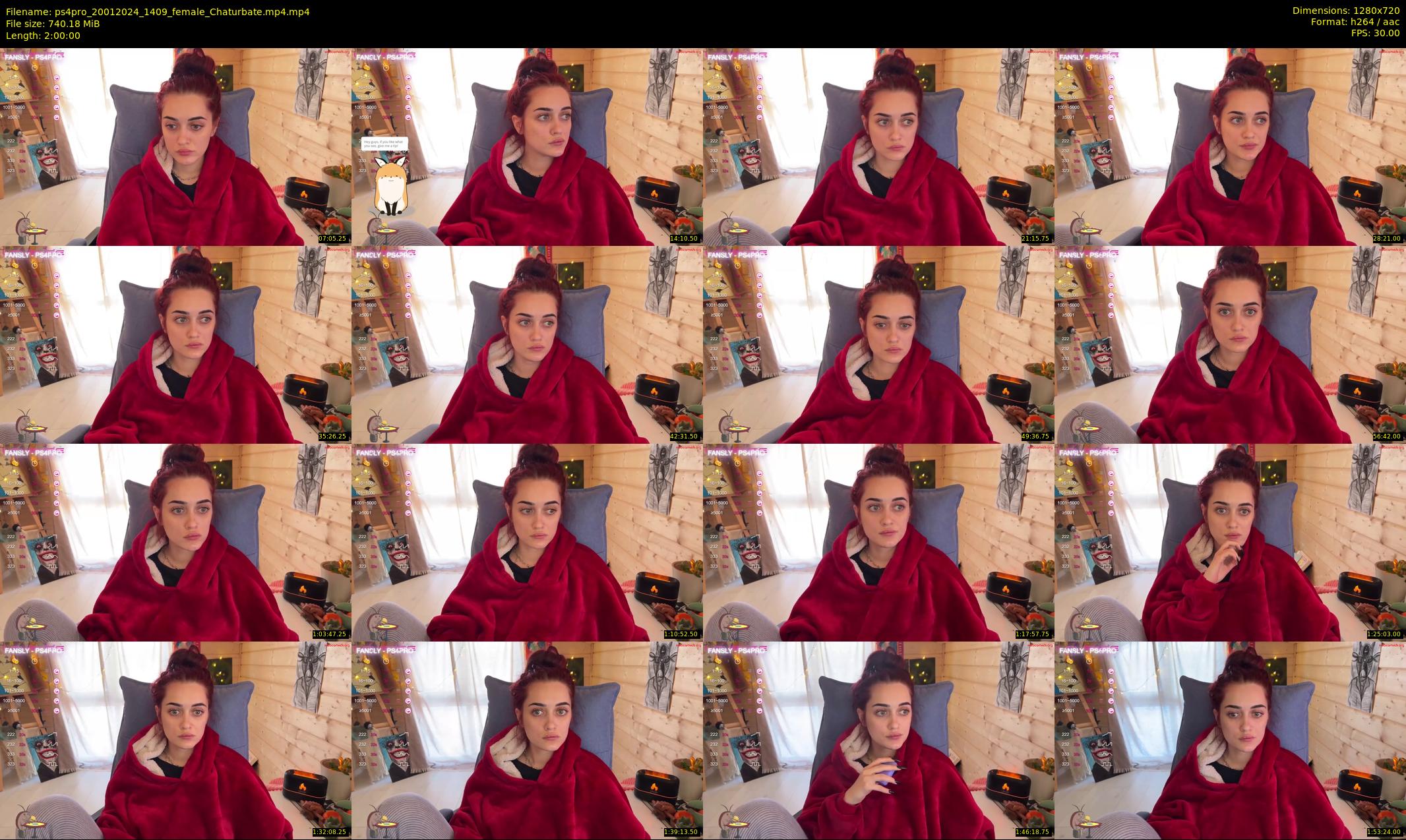 ps4pro — 120 minute Chaturbate female cam show recording, 720p, Jan 20, 2024