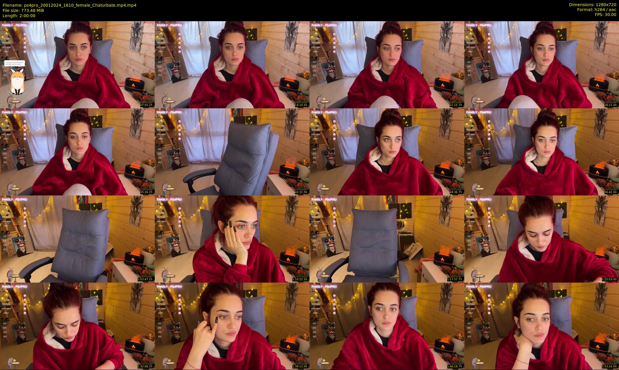 ps4pro — 120 minute Chaturbate female cam show recording, 720p, Jan 20, 2024