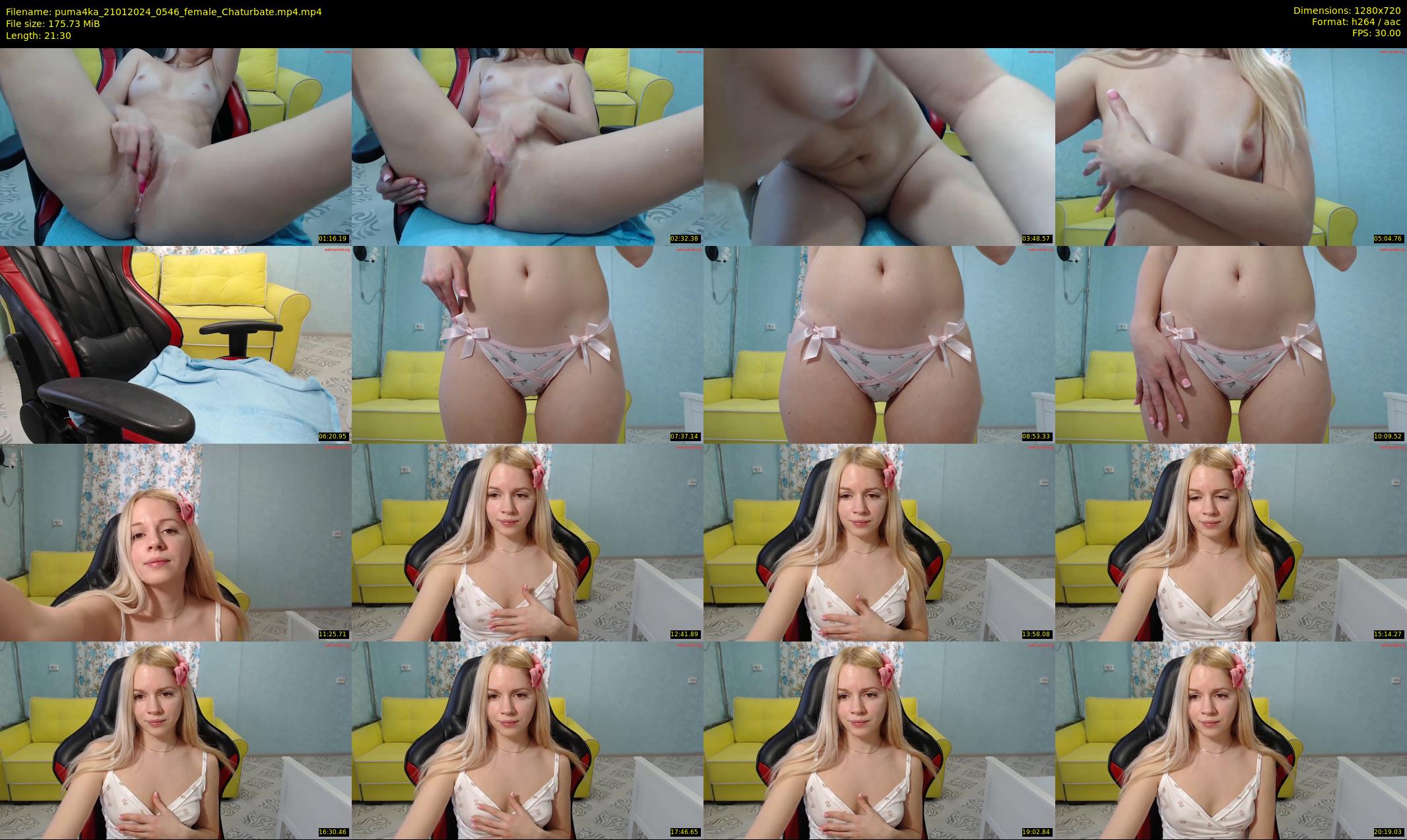 puma4ka — 22 minute Chaturbate female cam show recording, 720p, Jan 21, 2024