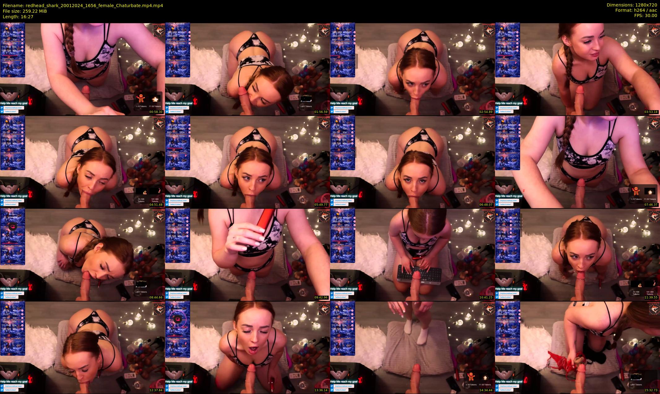 redhead_shark — 17 minute Chaturbate female cam show recording, 720p, Jan 20, 2024