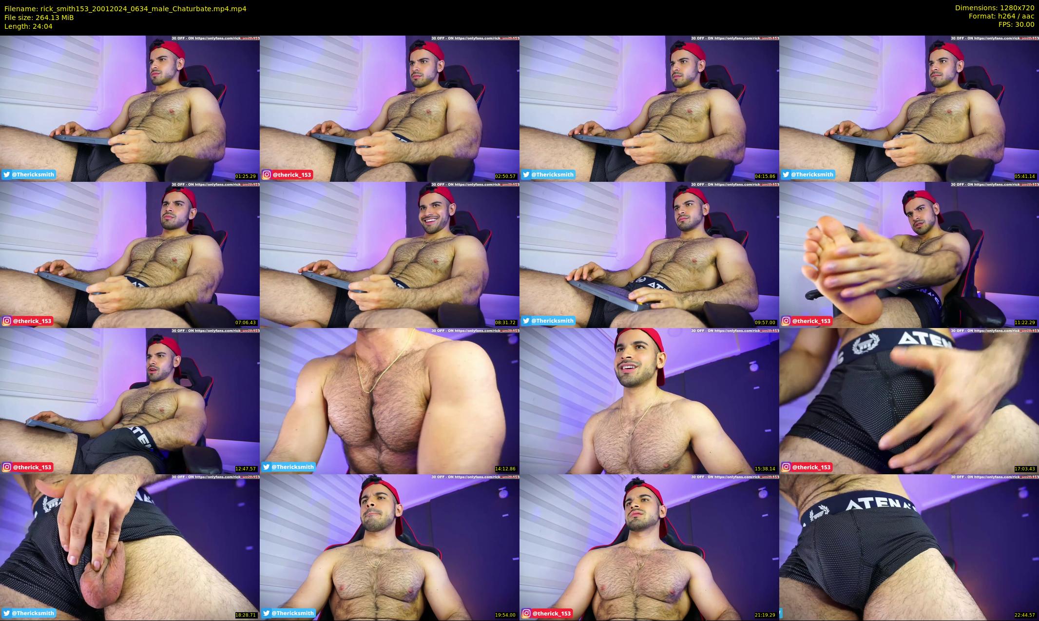 rick_smith153 — 25 minute Chaturbate male cam show recording, 720p, Jan 20, 2024