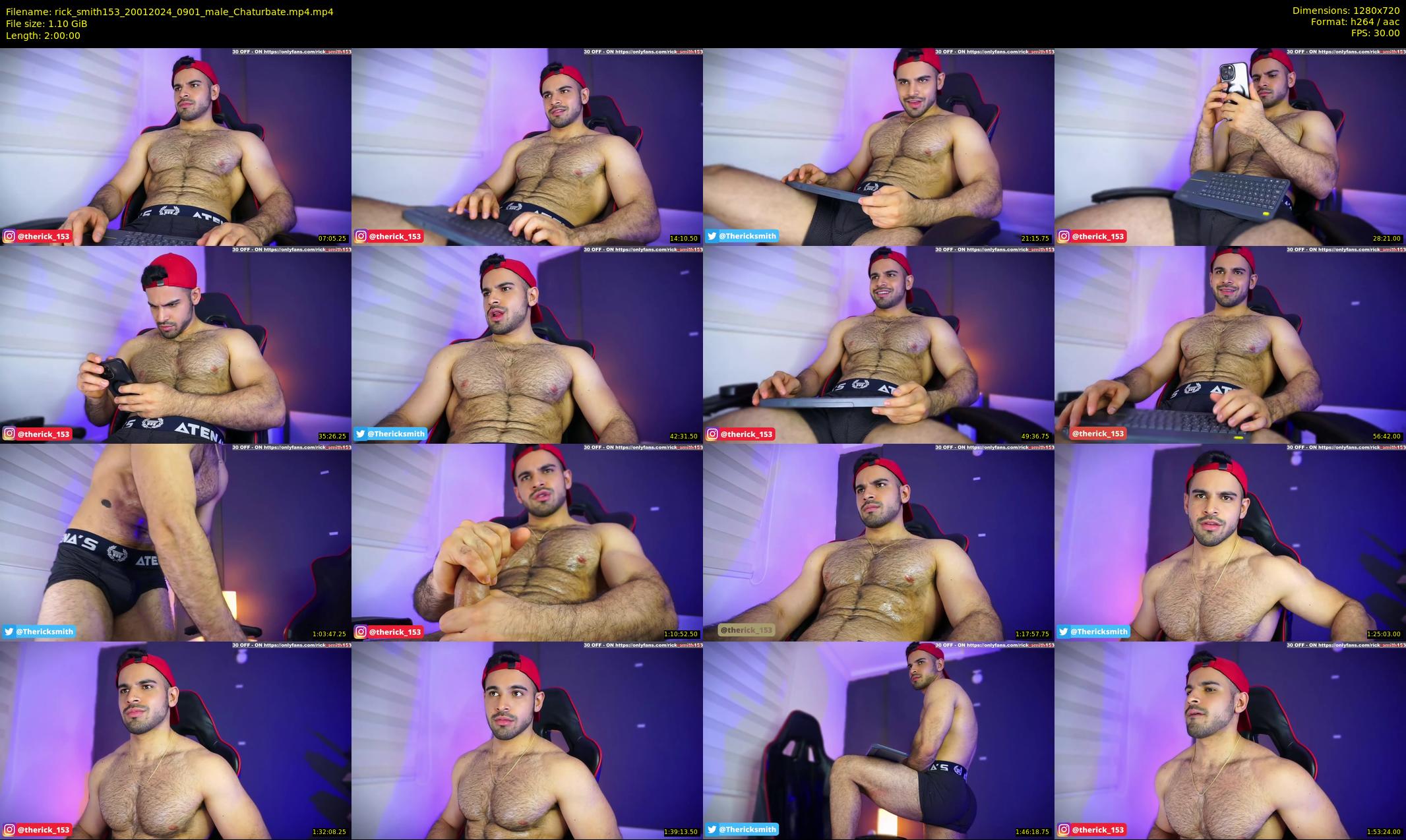 rick_smith153 — 120 minute Chaturbate male cam show recording, 720p, Jan 20, 2024