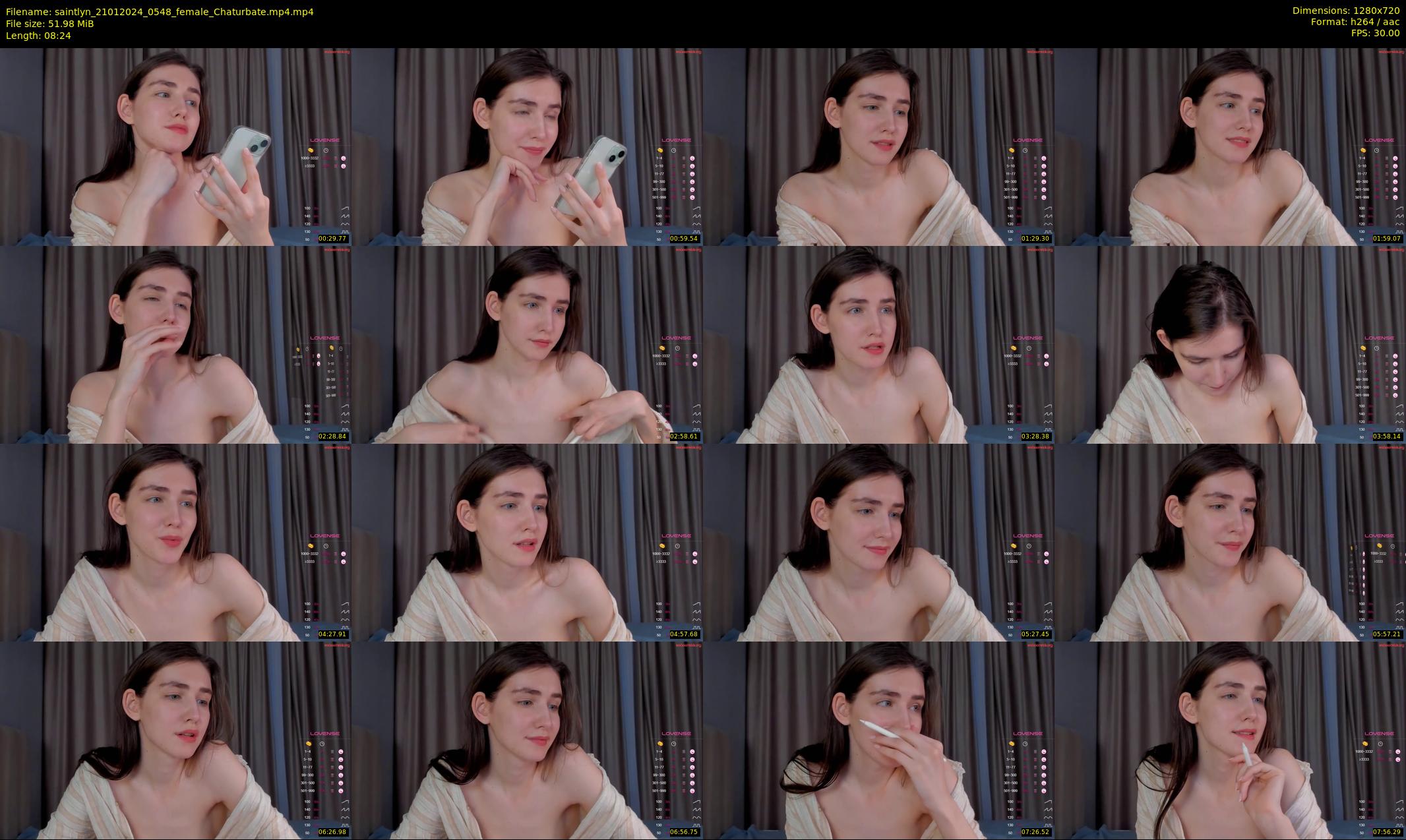 saintlyn — 9 minute Chaturbate female cam show recording, 720p, Jan 21, 2024