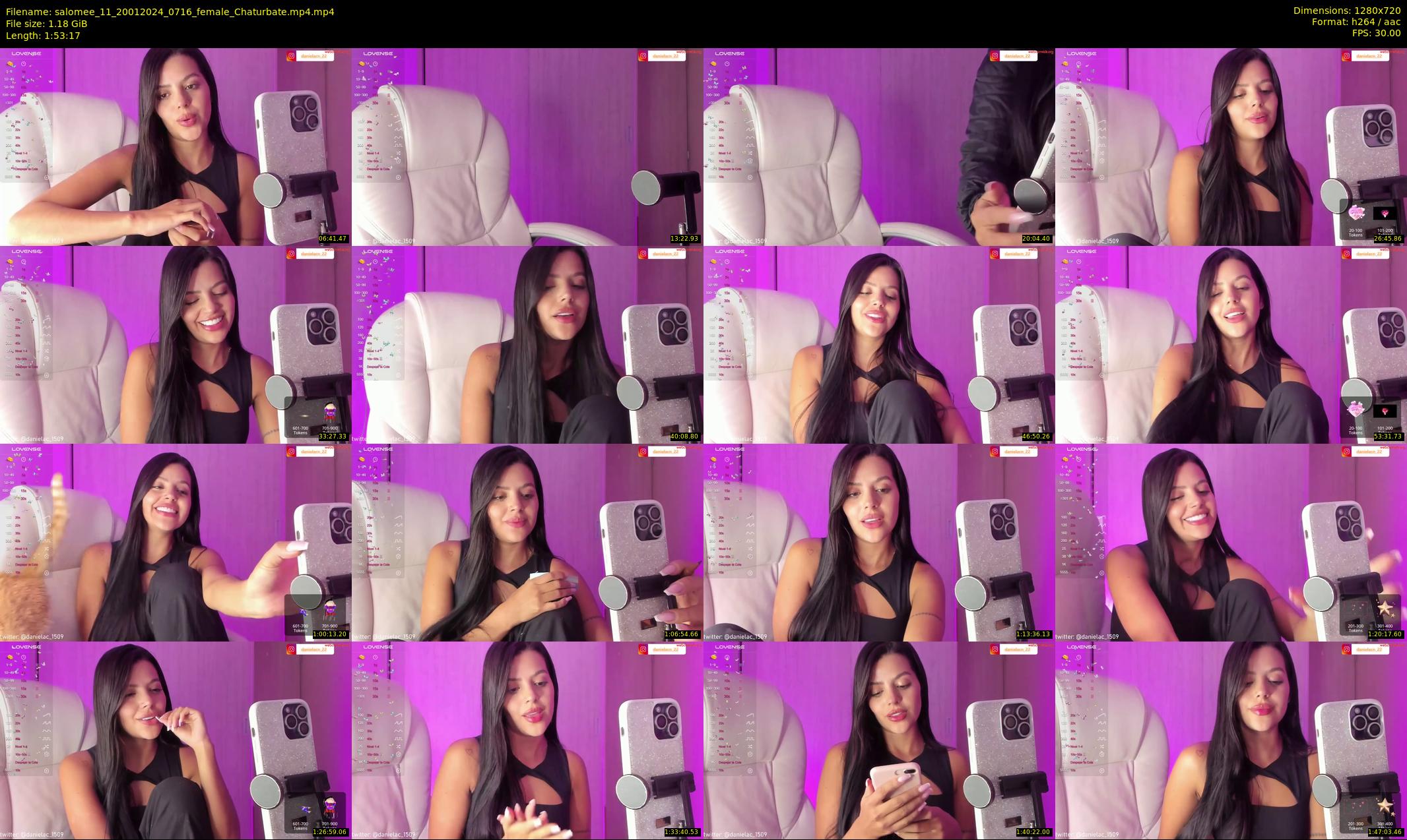 salomee_11 — 114 minute Chaturbate female cam show recording, 720p, Jan 20, 2024