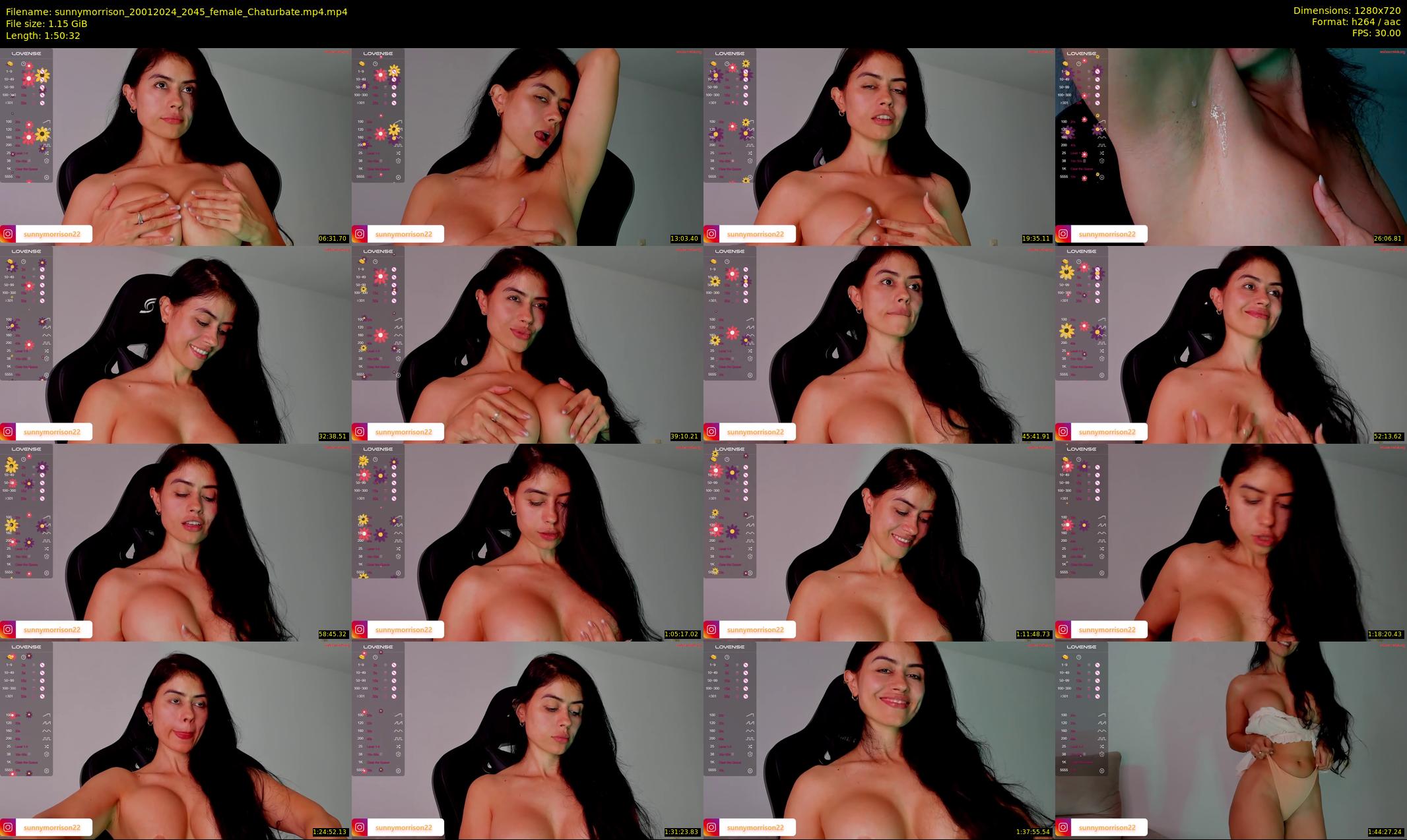 sunnymorrison — 111 minute Chaturbate female cam show recording, 720p, Jan 20, 2024