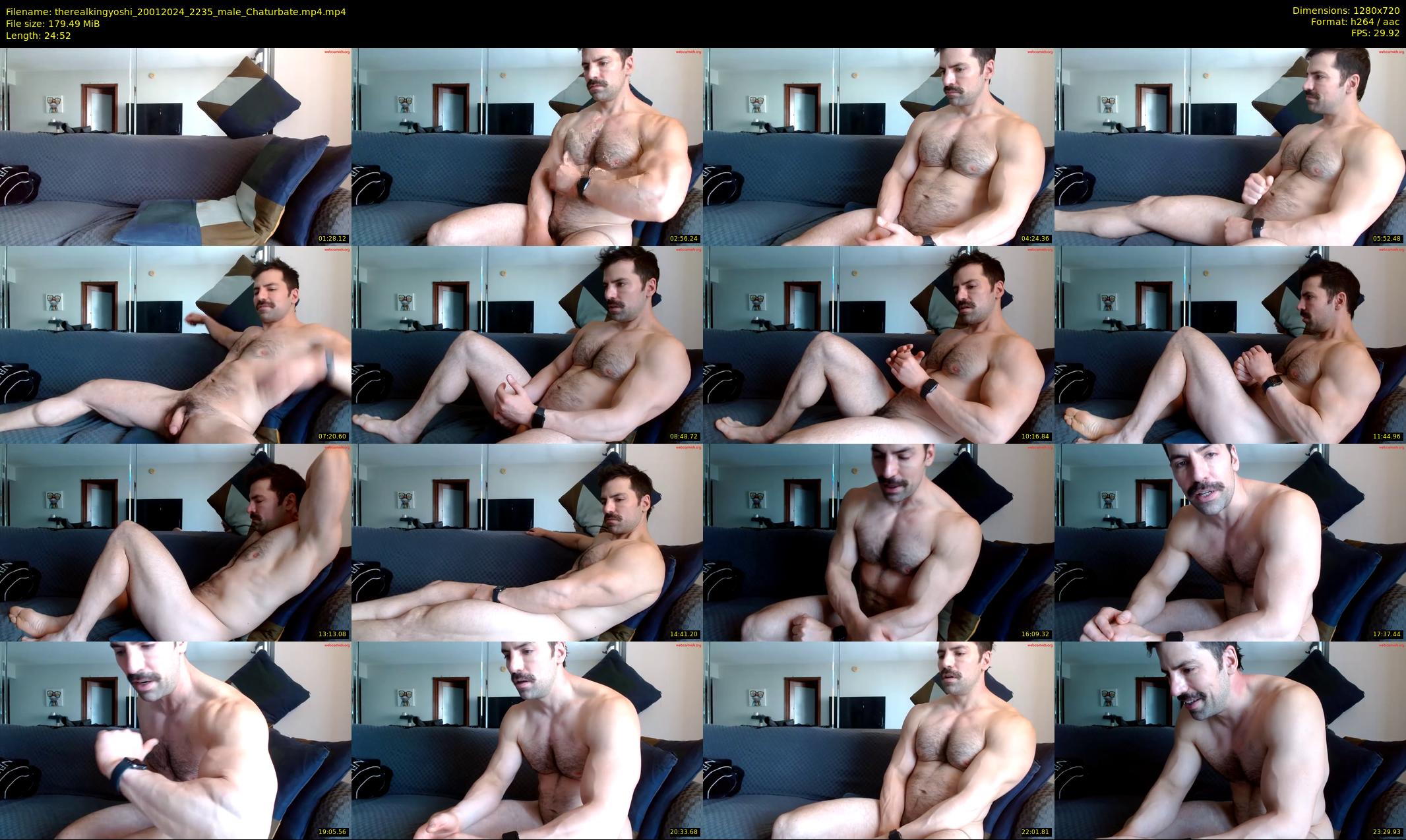 therealkingyoshi — 25 minute Chaturbate male cam show recording, 720p, Jan 20, 2024