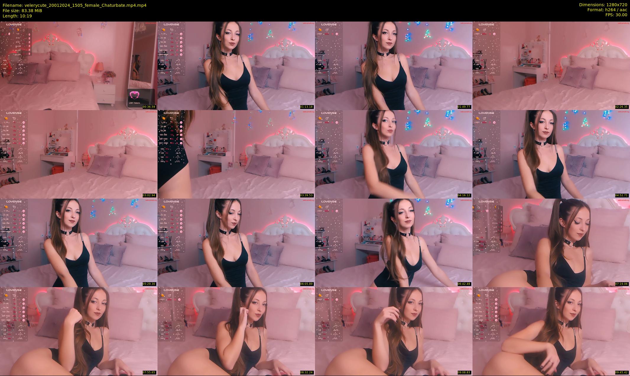 velerycute — 11 minute Chaturbate female cam show recording, 720p, Jan 20, 2024