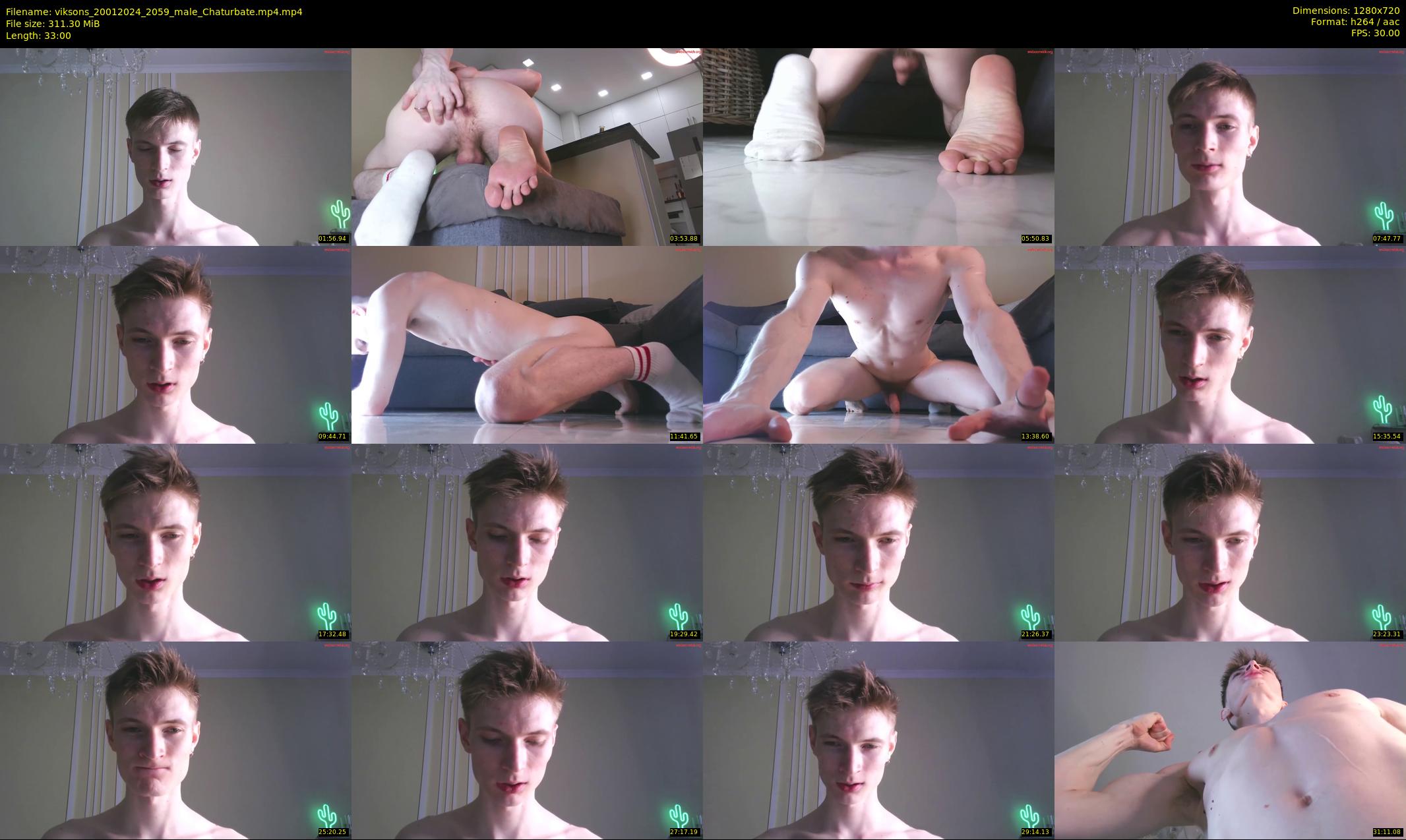viksons — 33 minute Chaturbate male cam show recording, 720p, Jan 20, 2024